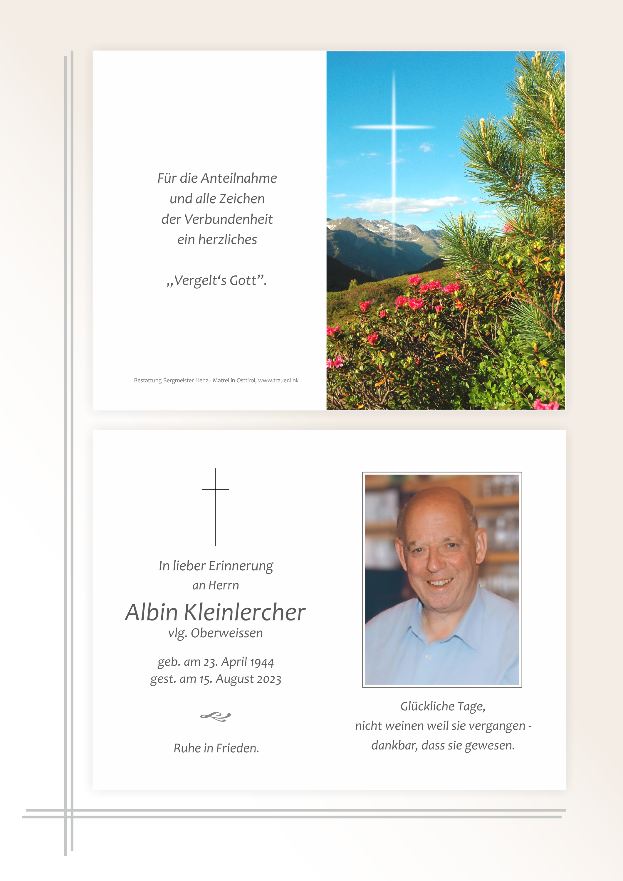 Albin Kleinlercher