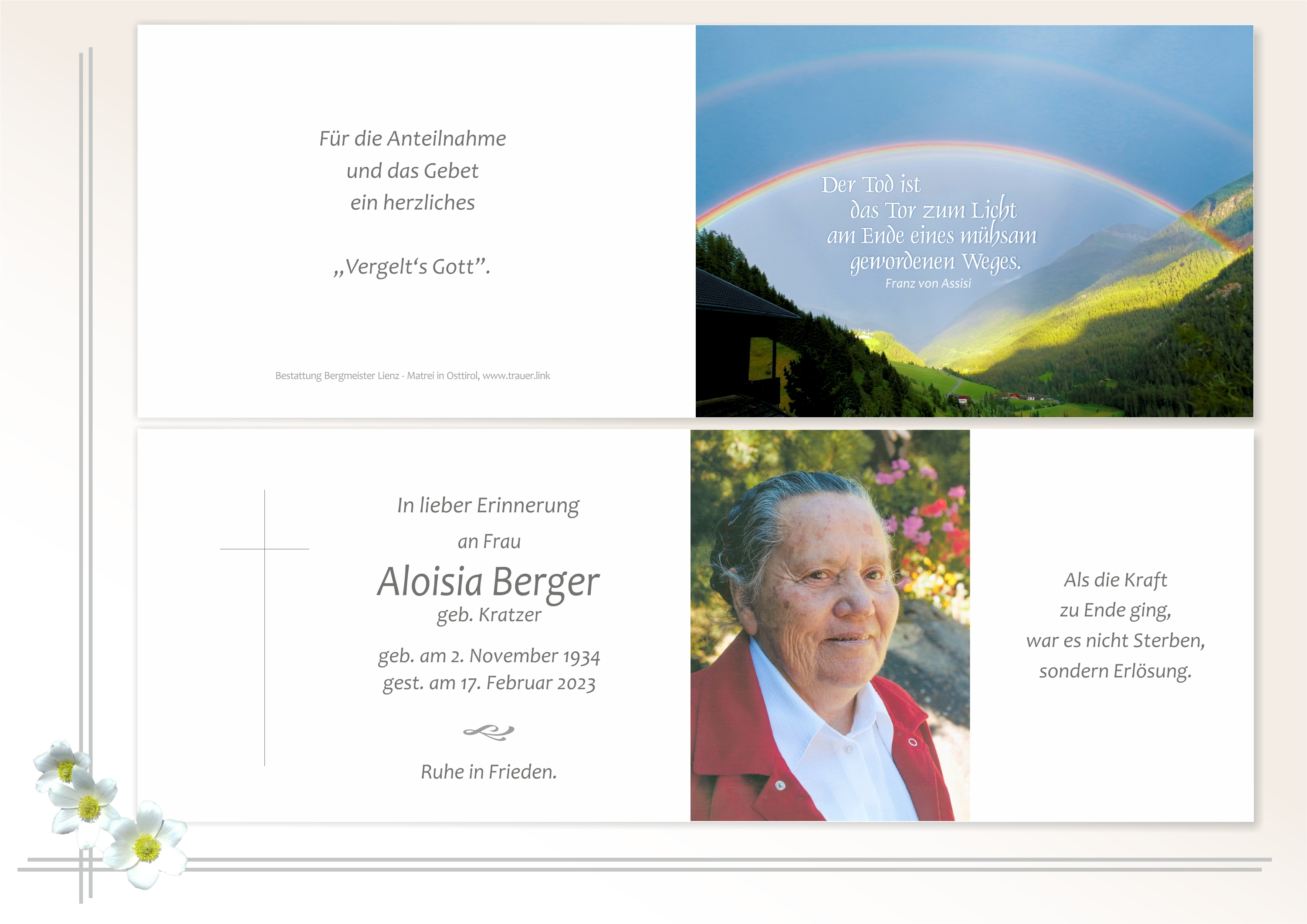 Aloisia Berger