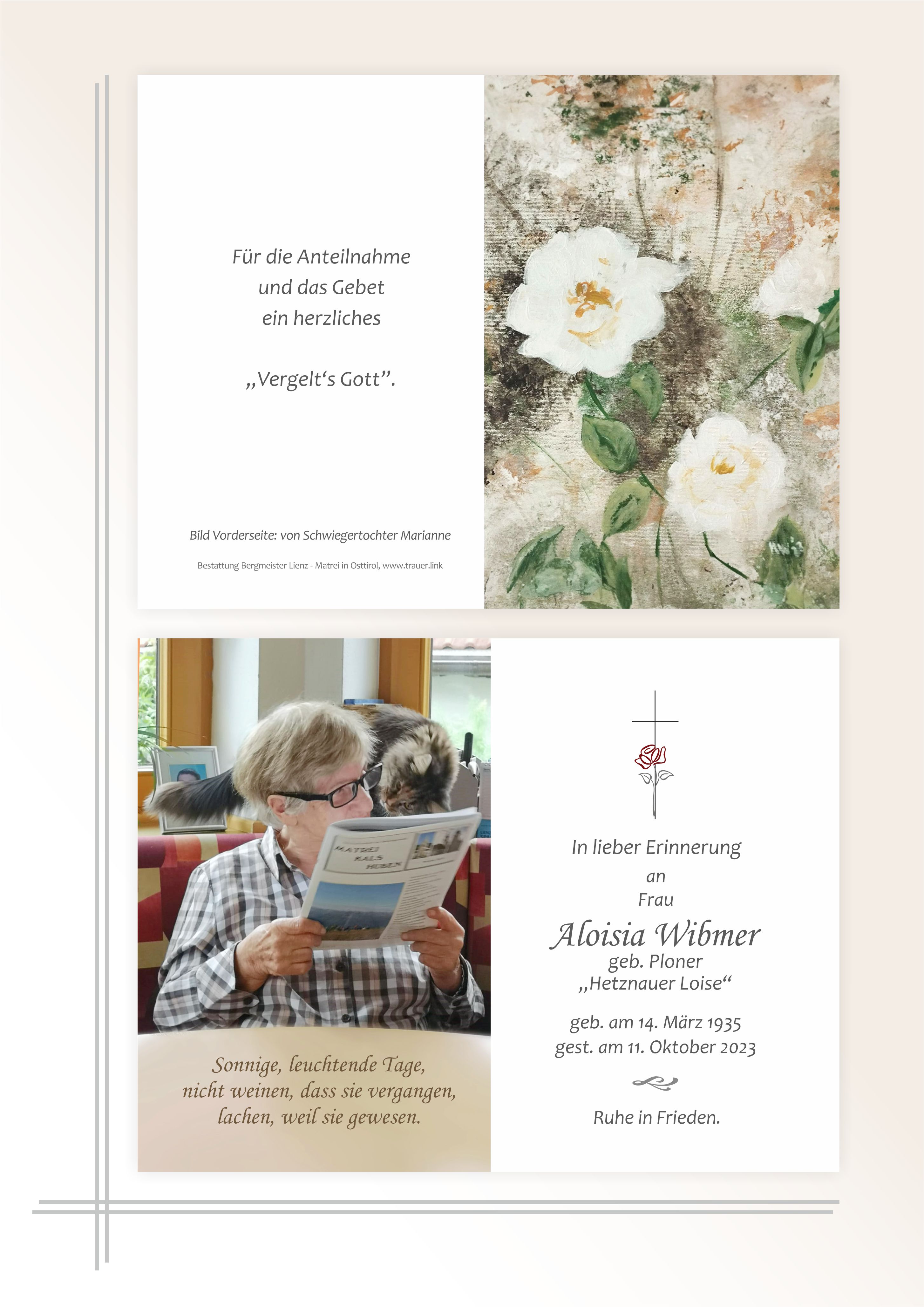 Aloisia Wibmer