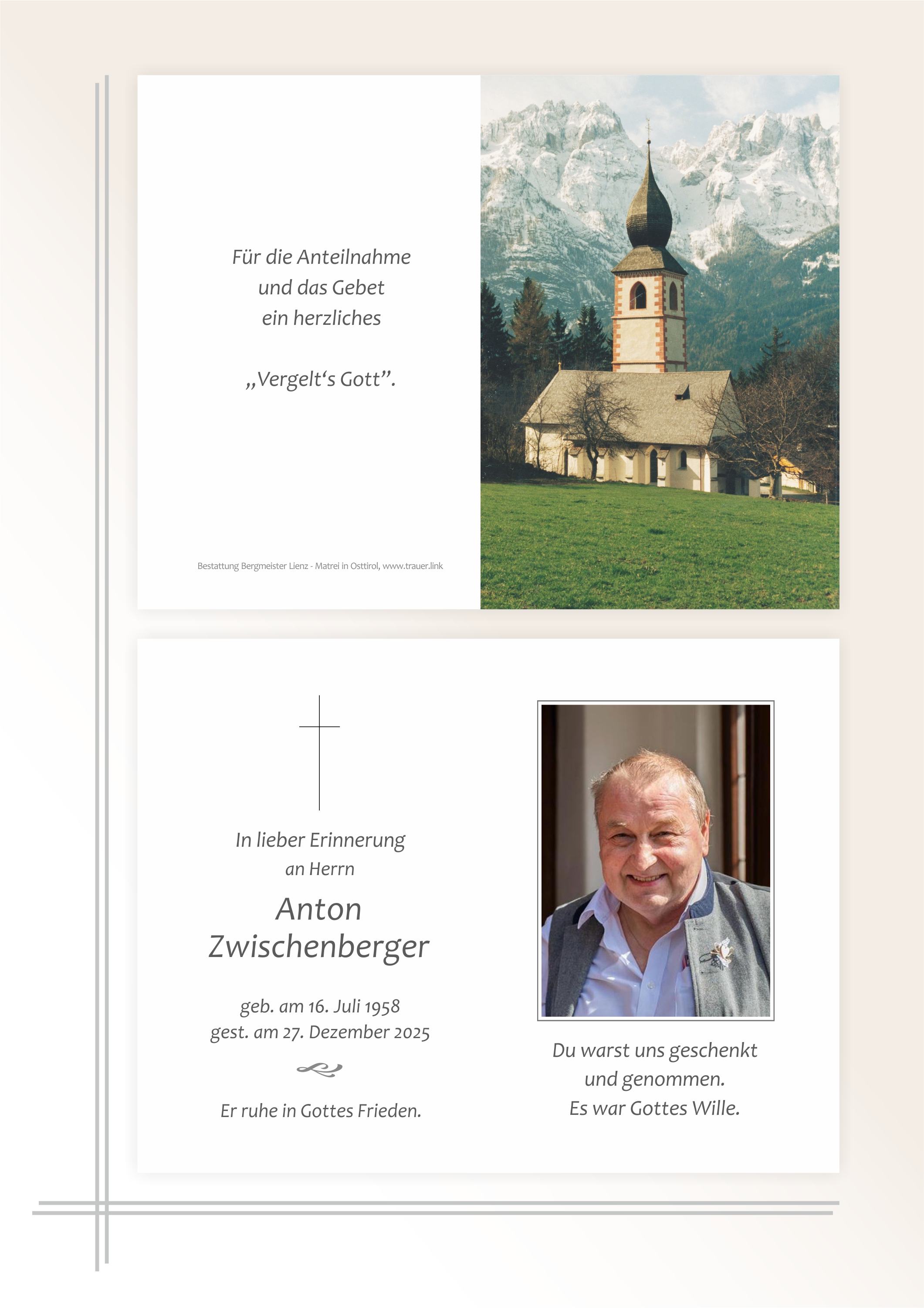 Anton Zwischenberger