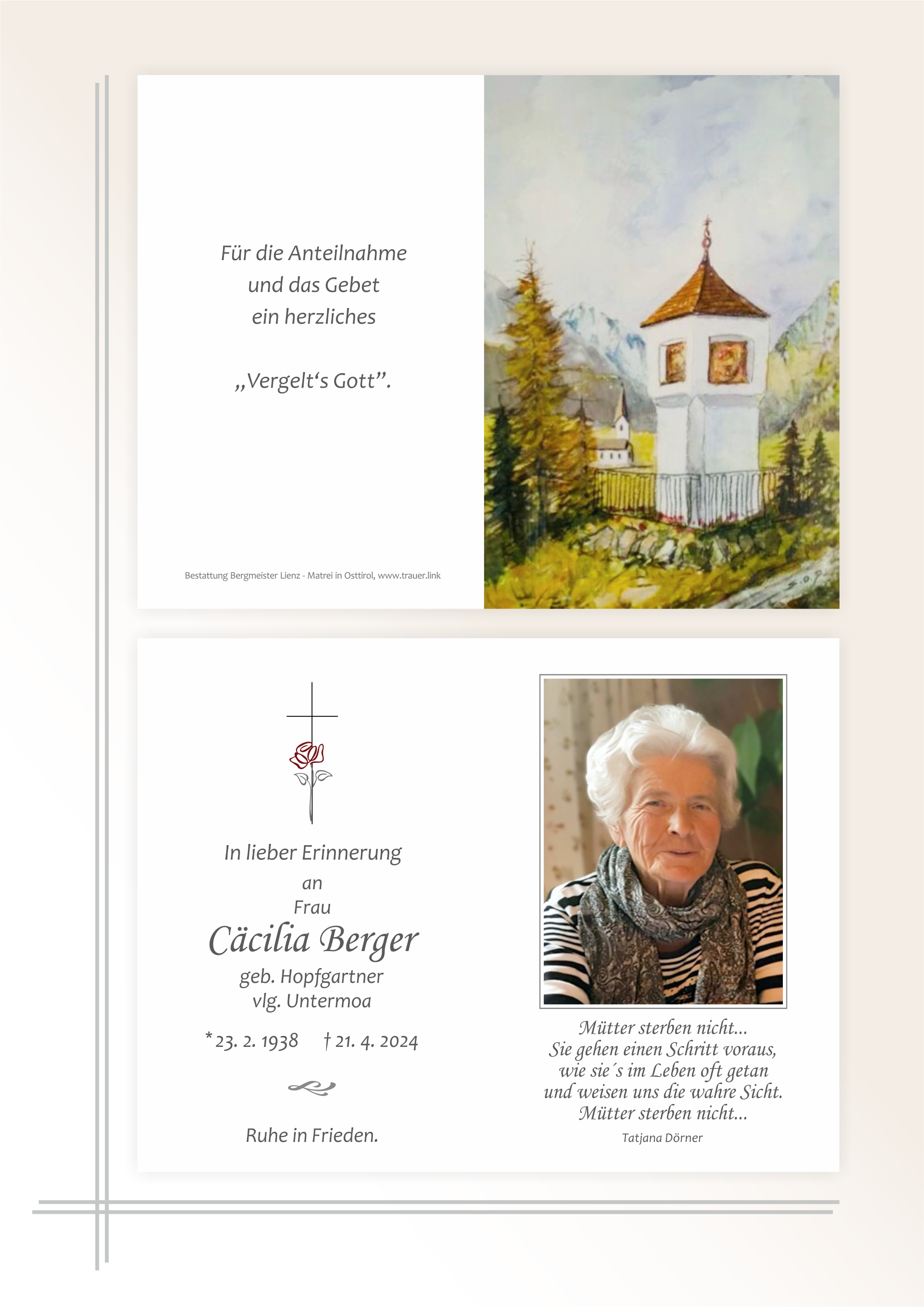 Cäcilia Berger