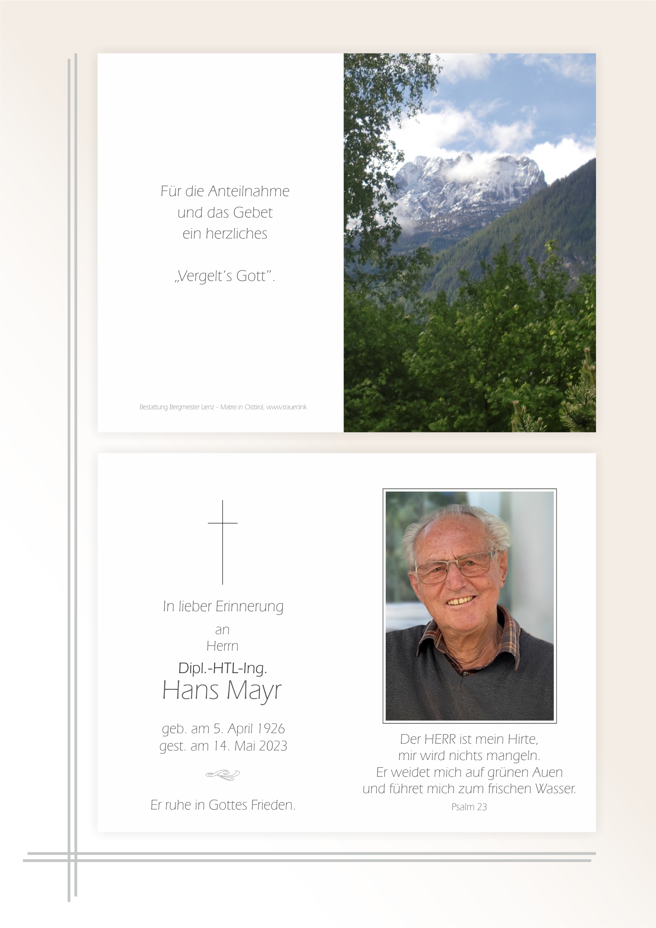 Dipl.-HTL-Ing. Hans Mayr