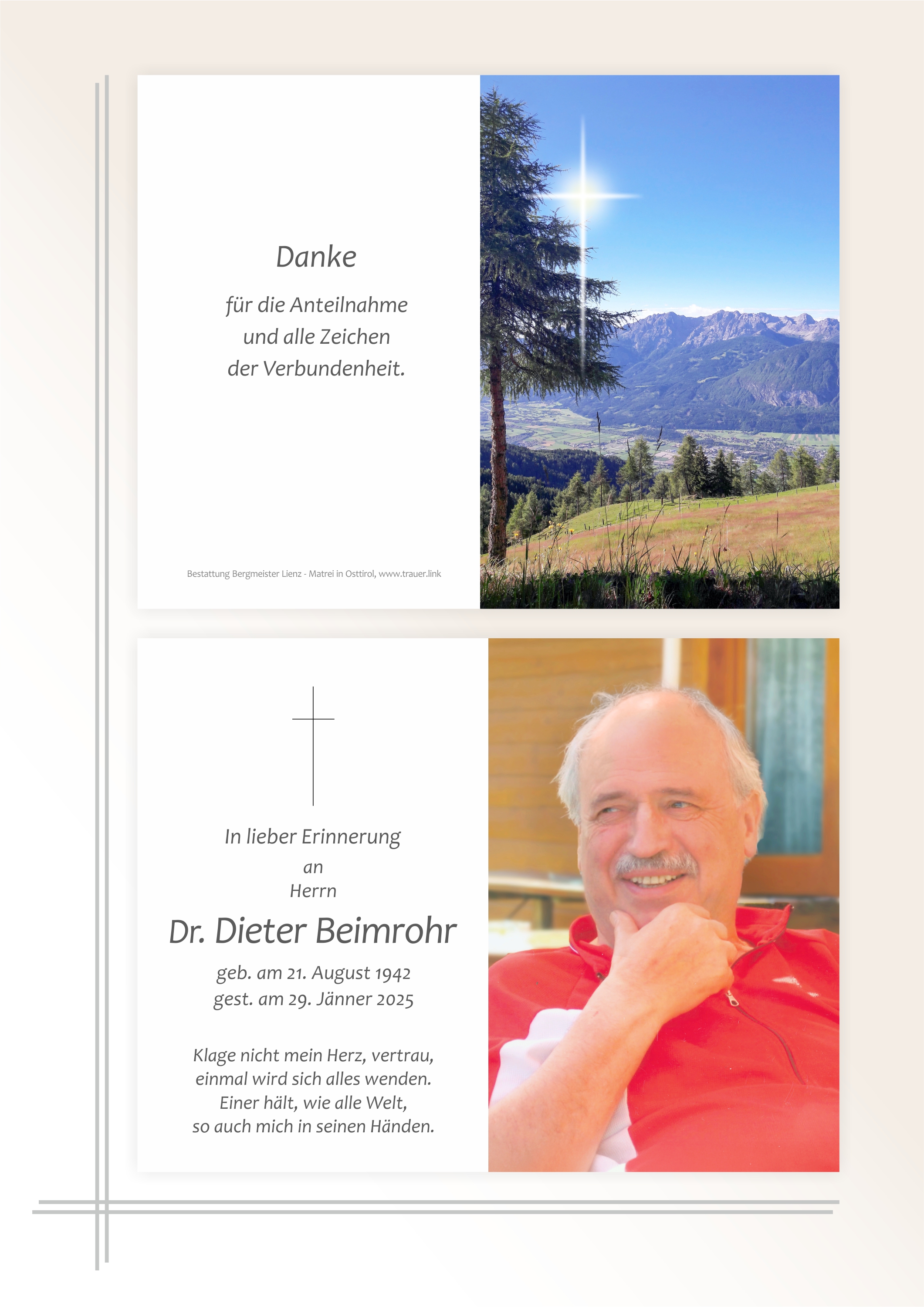 Dr. Dieter Beimrohr