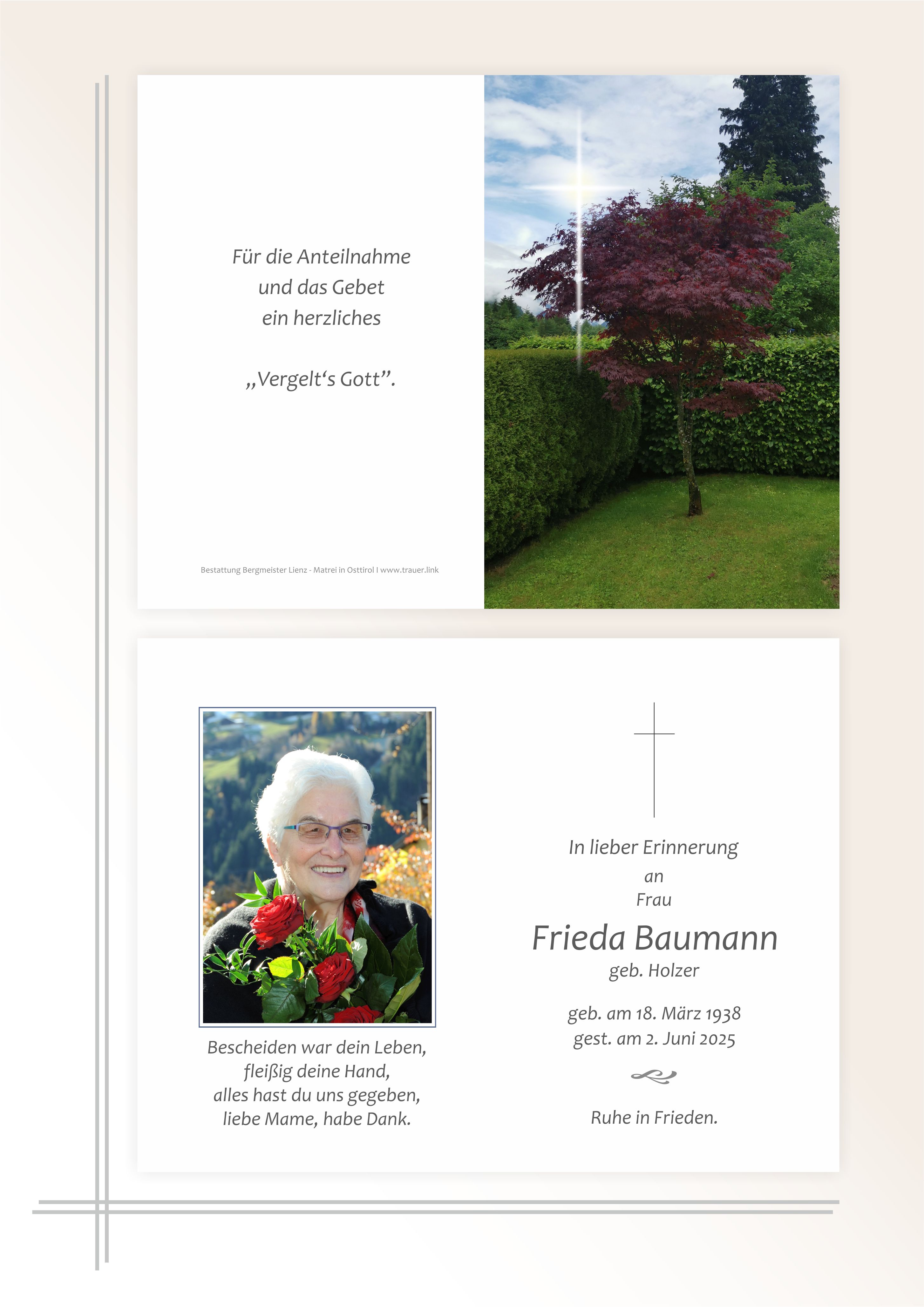 Frieda Baumann