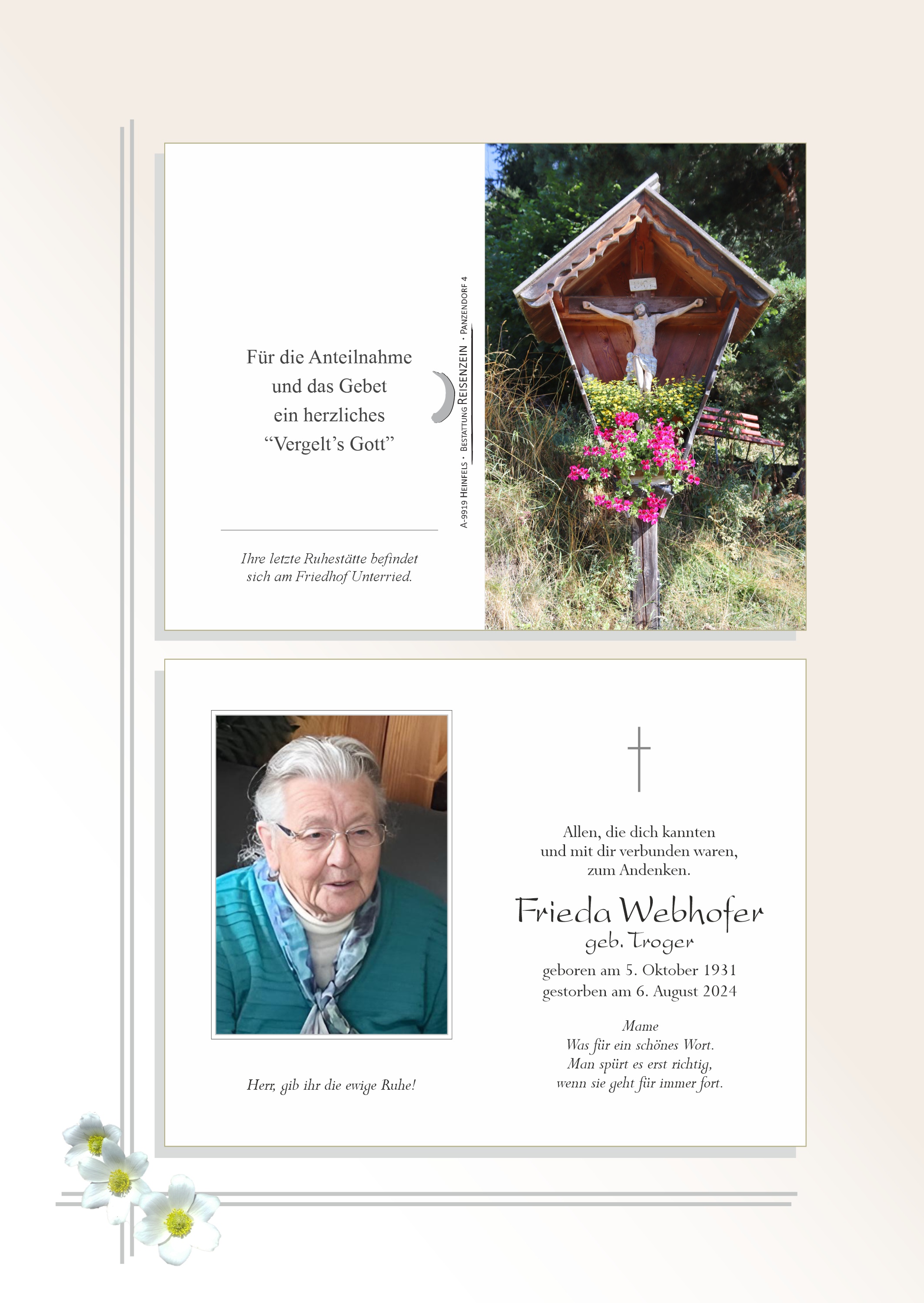 Frieda Webhofer