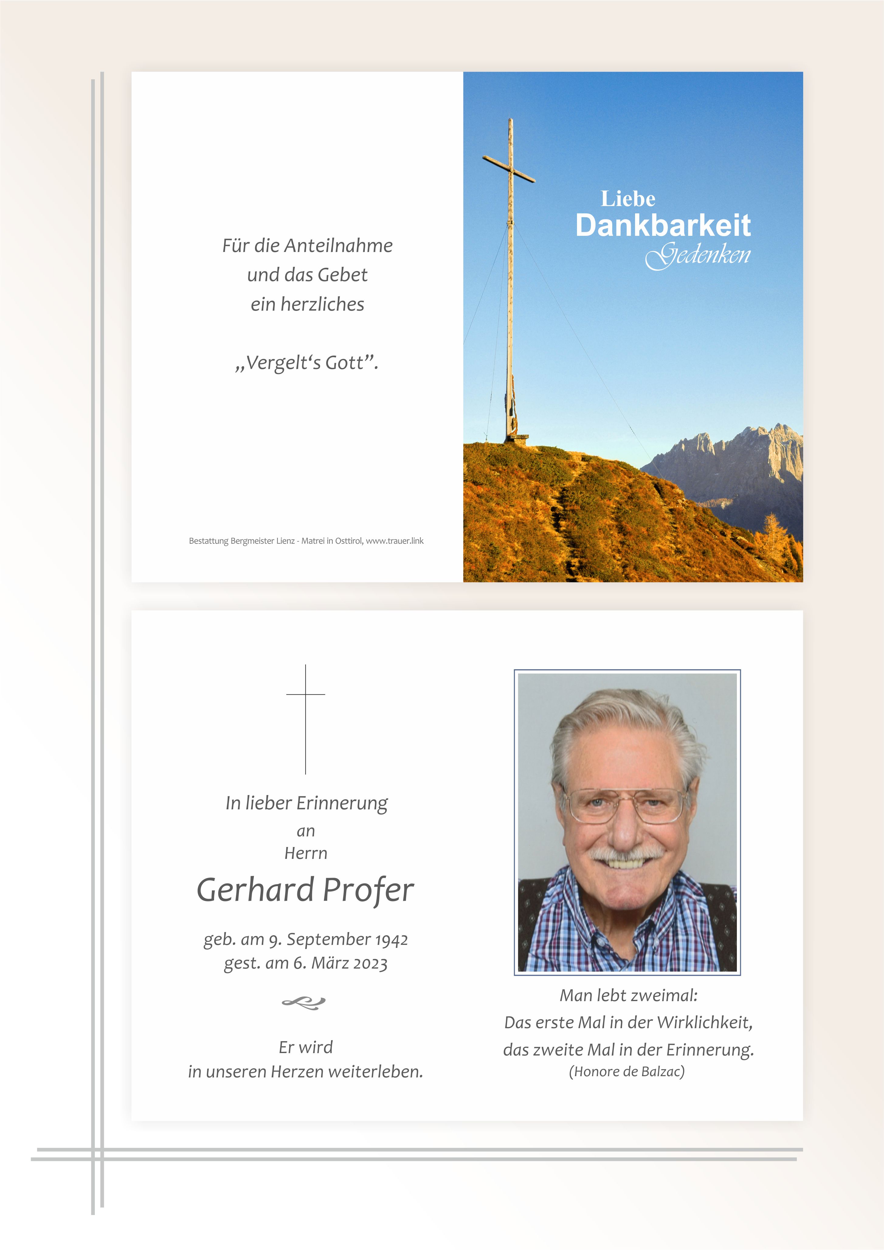 Gerhard Profer