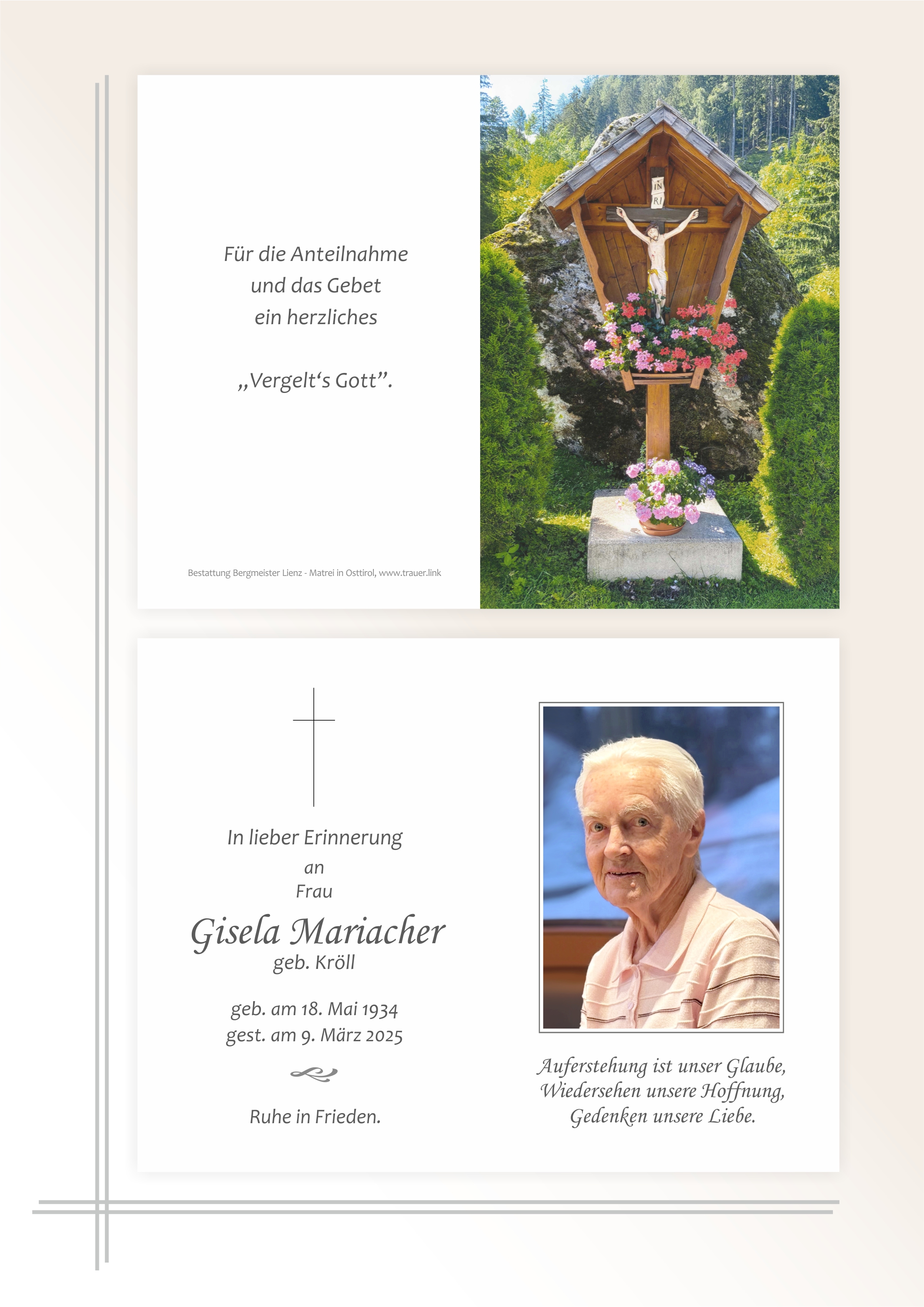 Gisela Mariacher