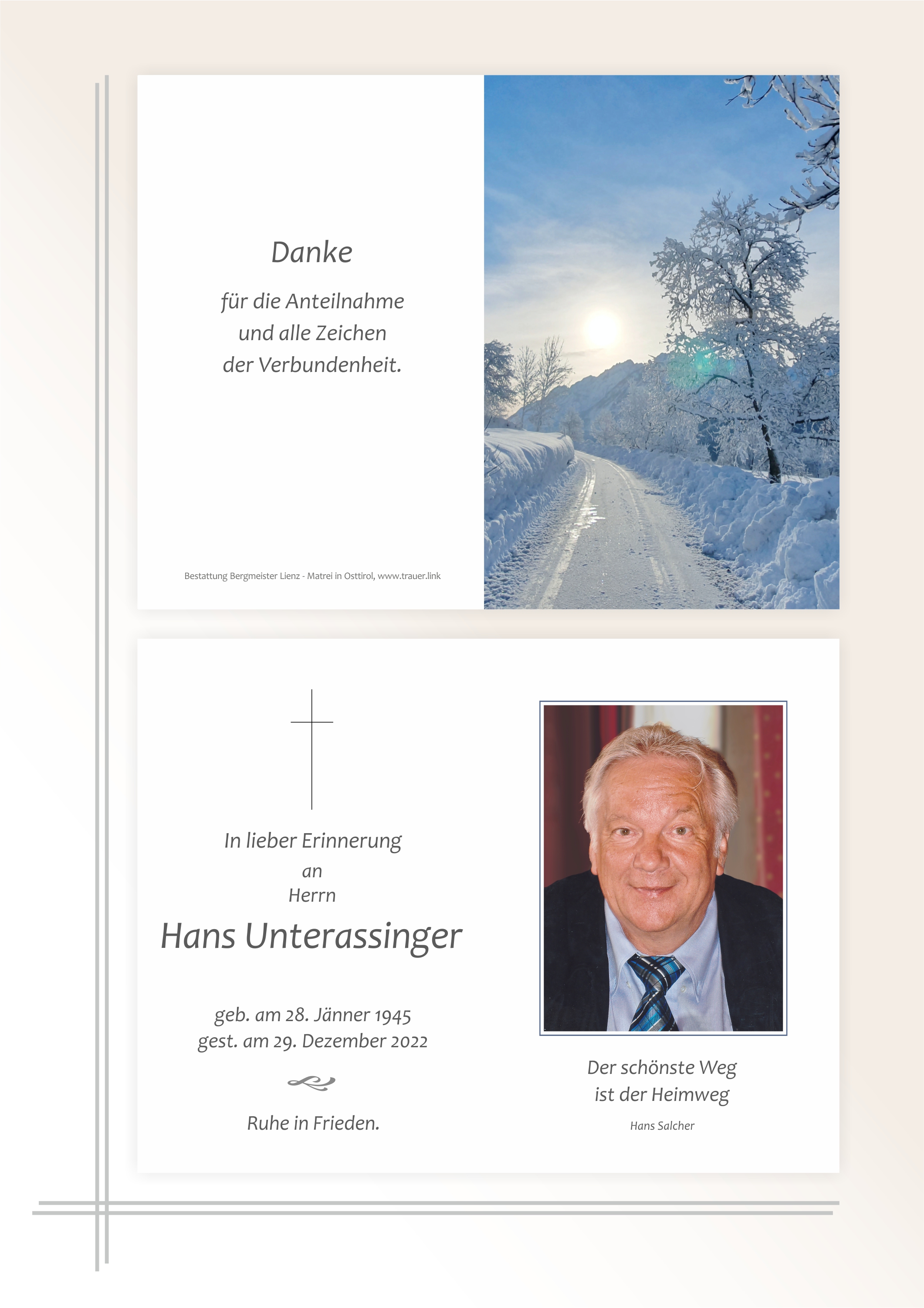 Hans Unterassinger
