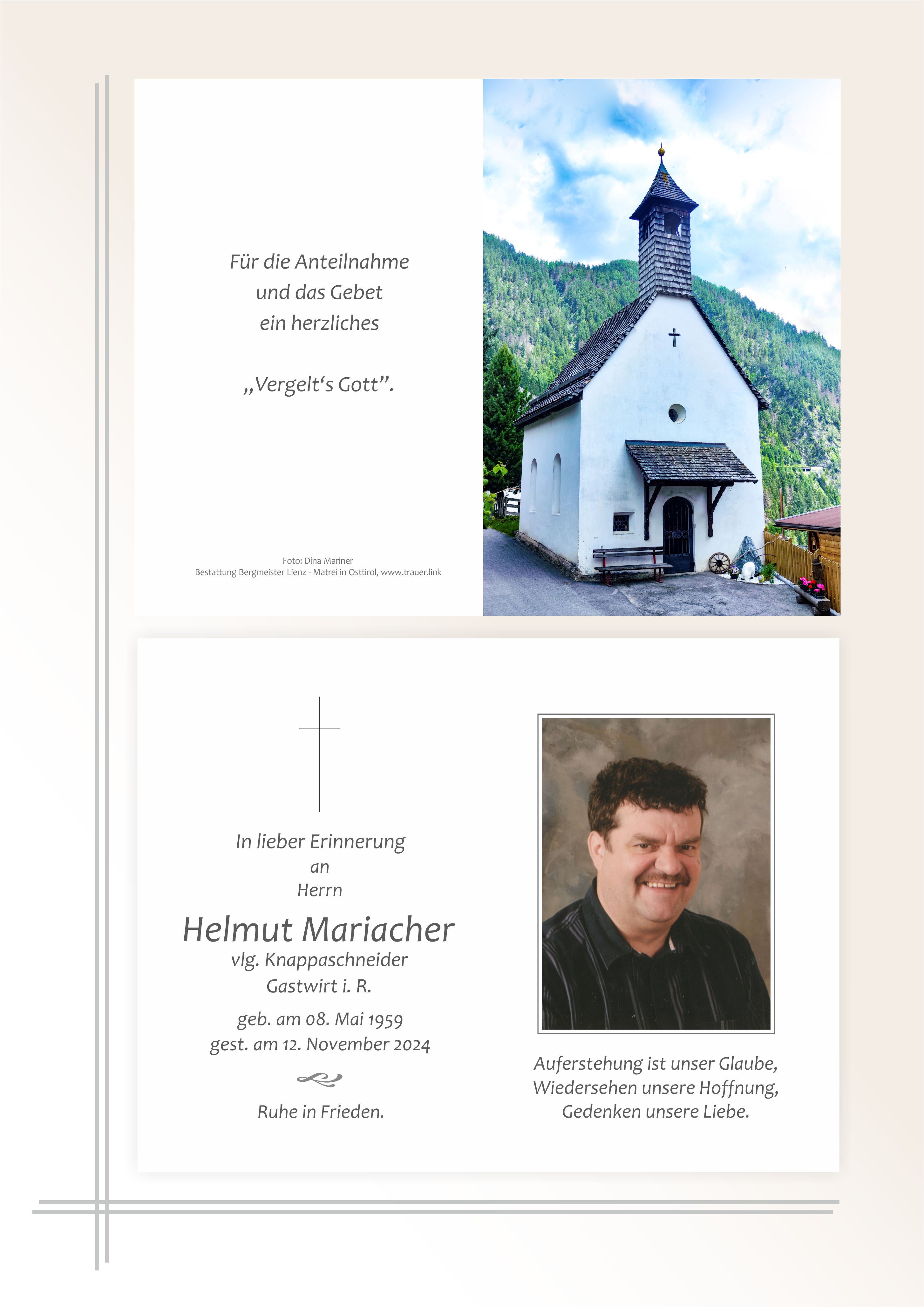 Helmut Mariacher
