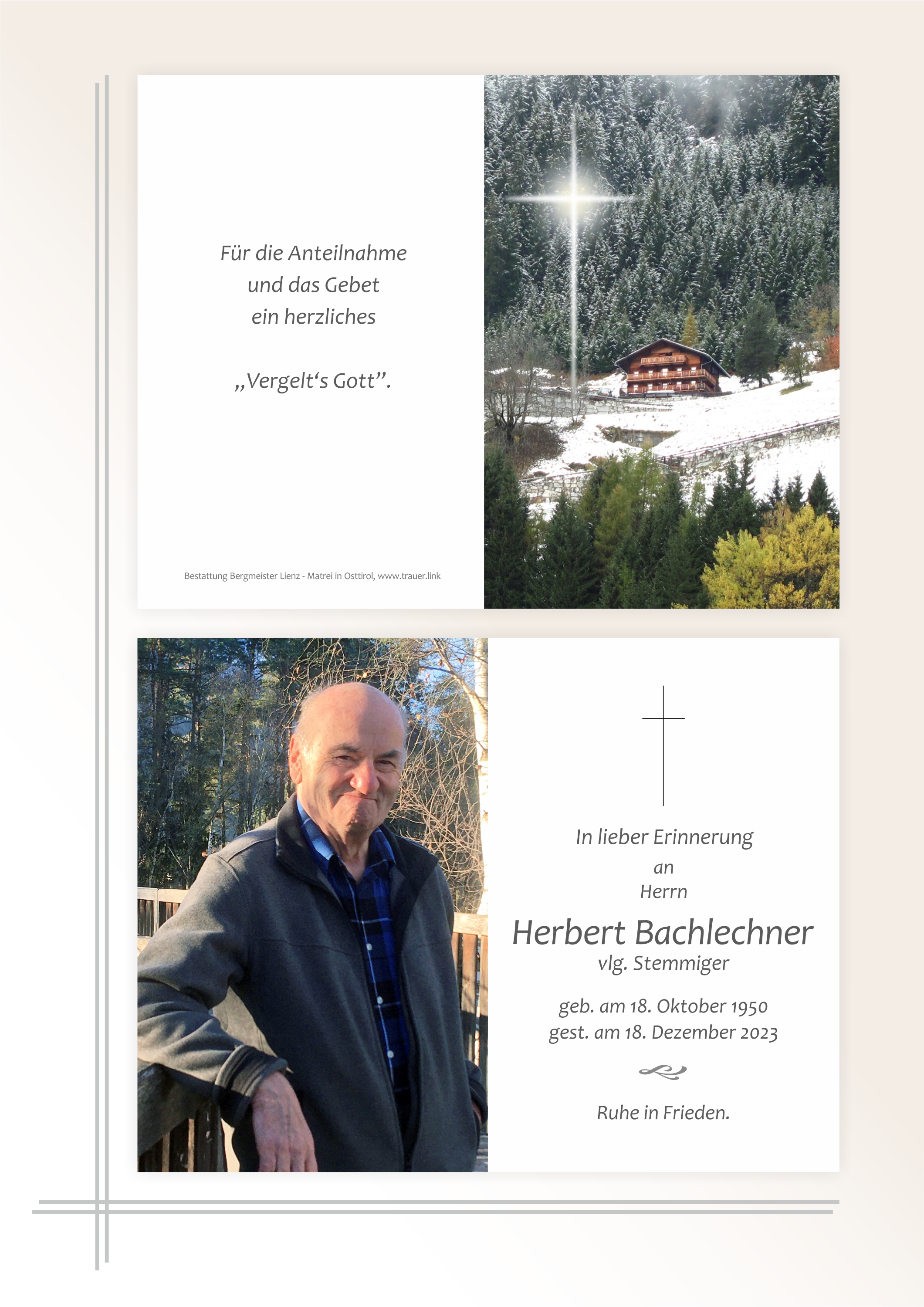 Herbert Bachlechner
