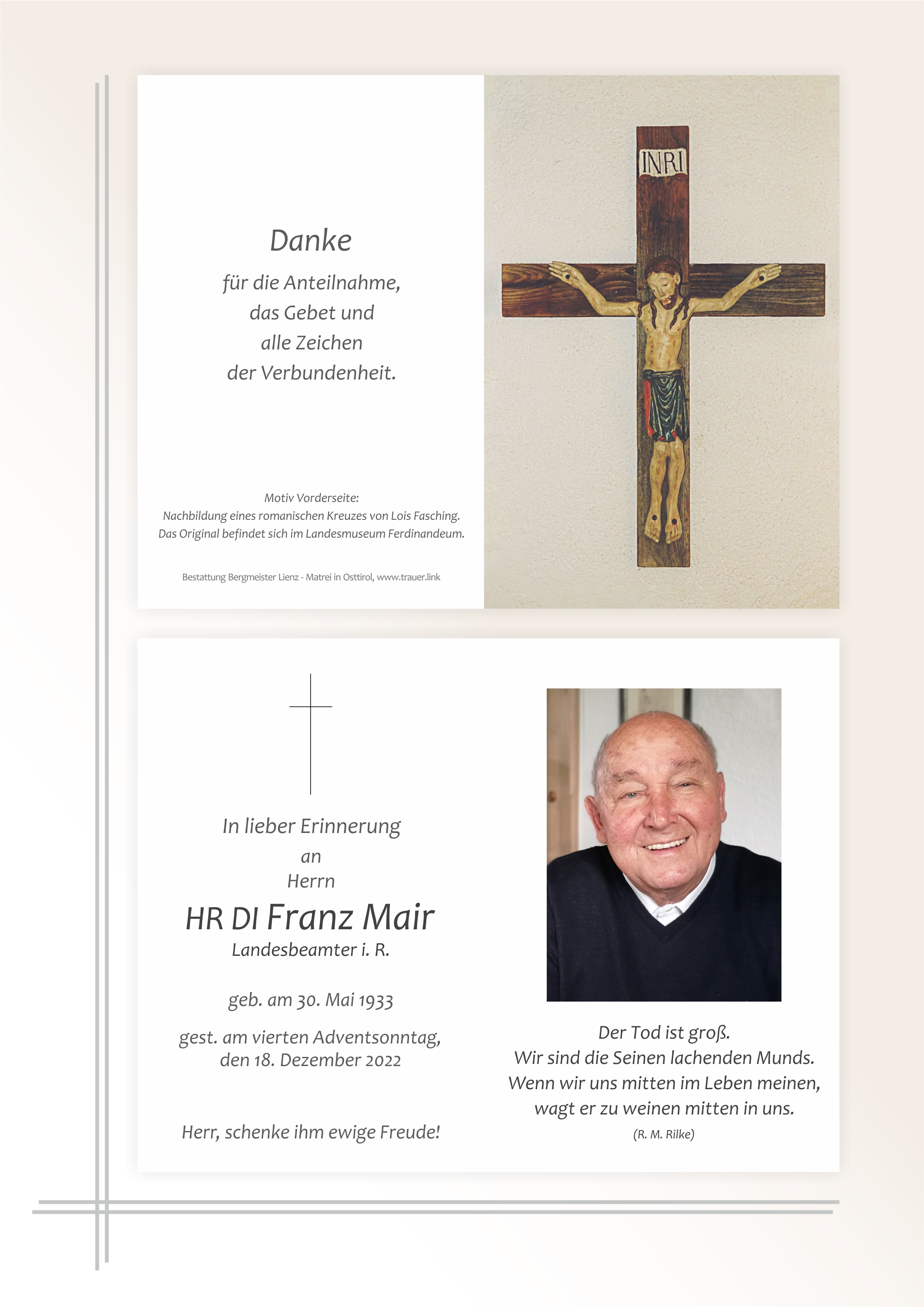 HR DI Franz Mair