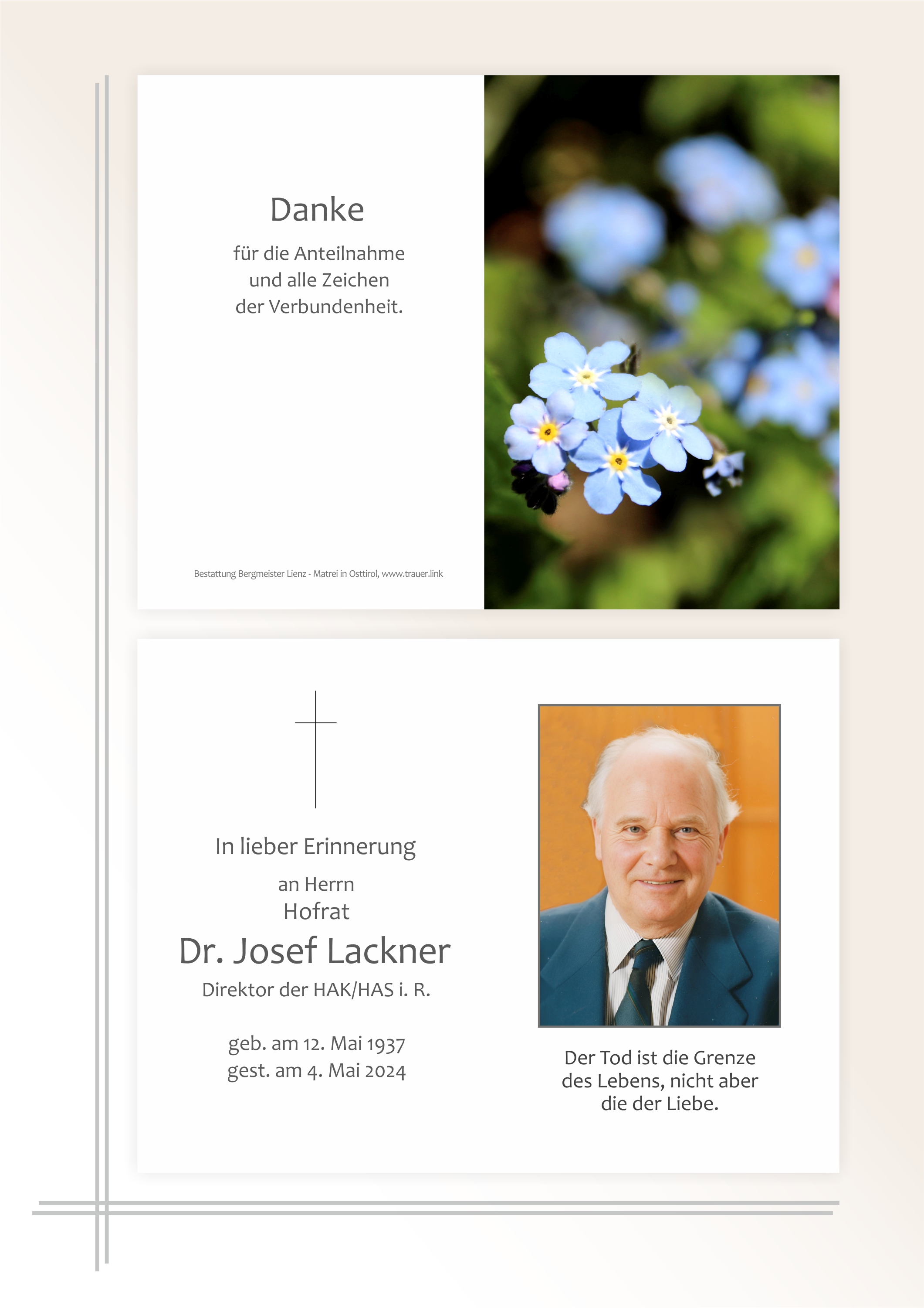 HR Dr. Josef Lackner
