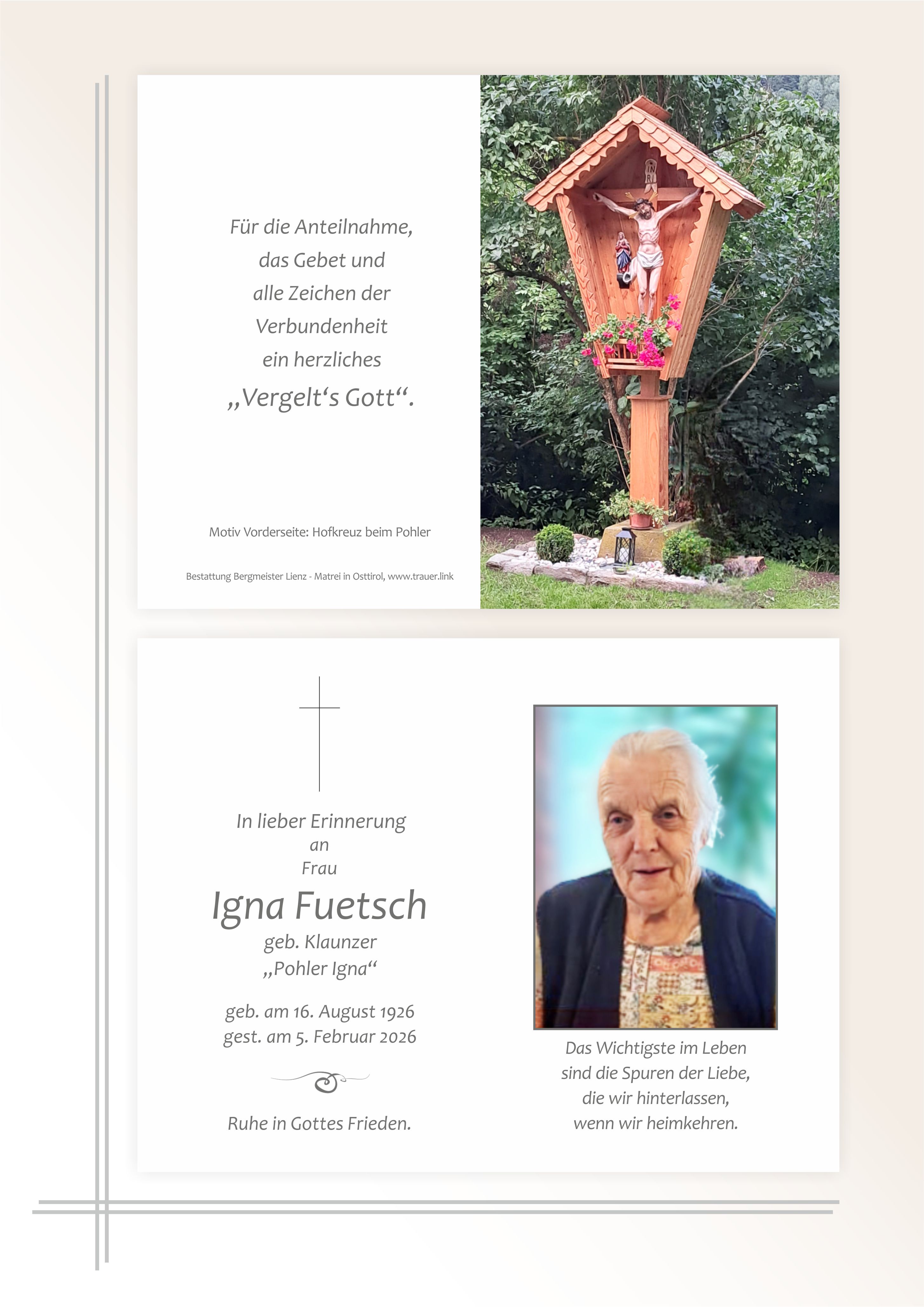 Ignatia Fuetsch