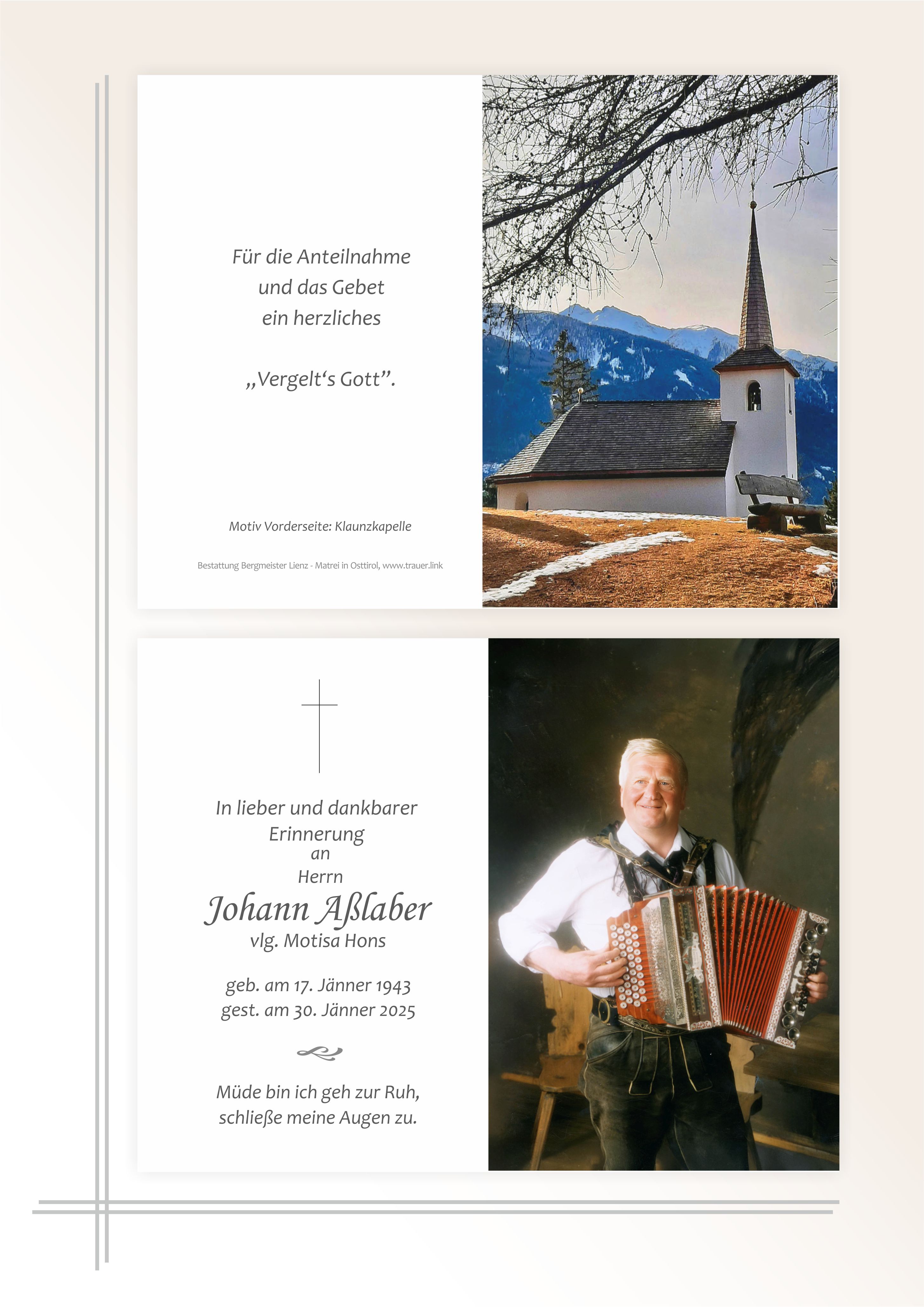 Johann Aßlaber