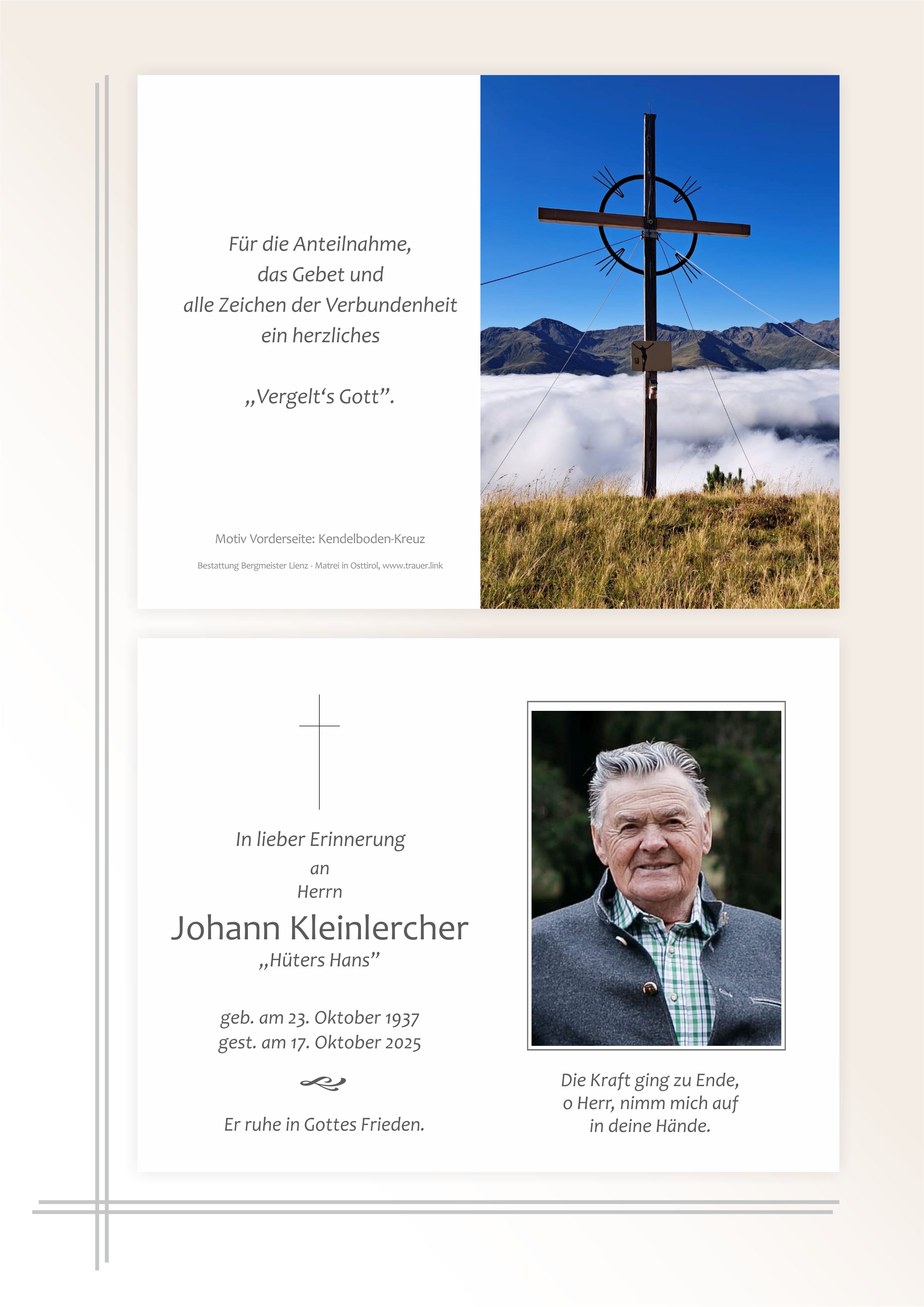 Johann Kleinlercher