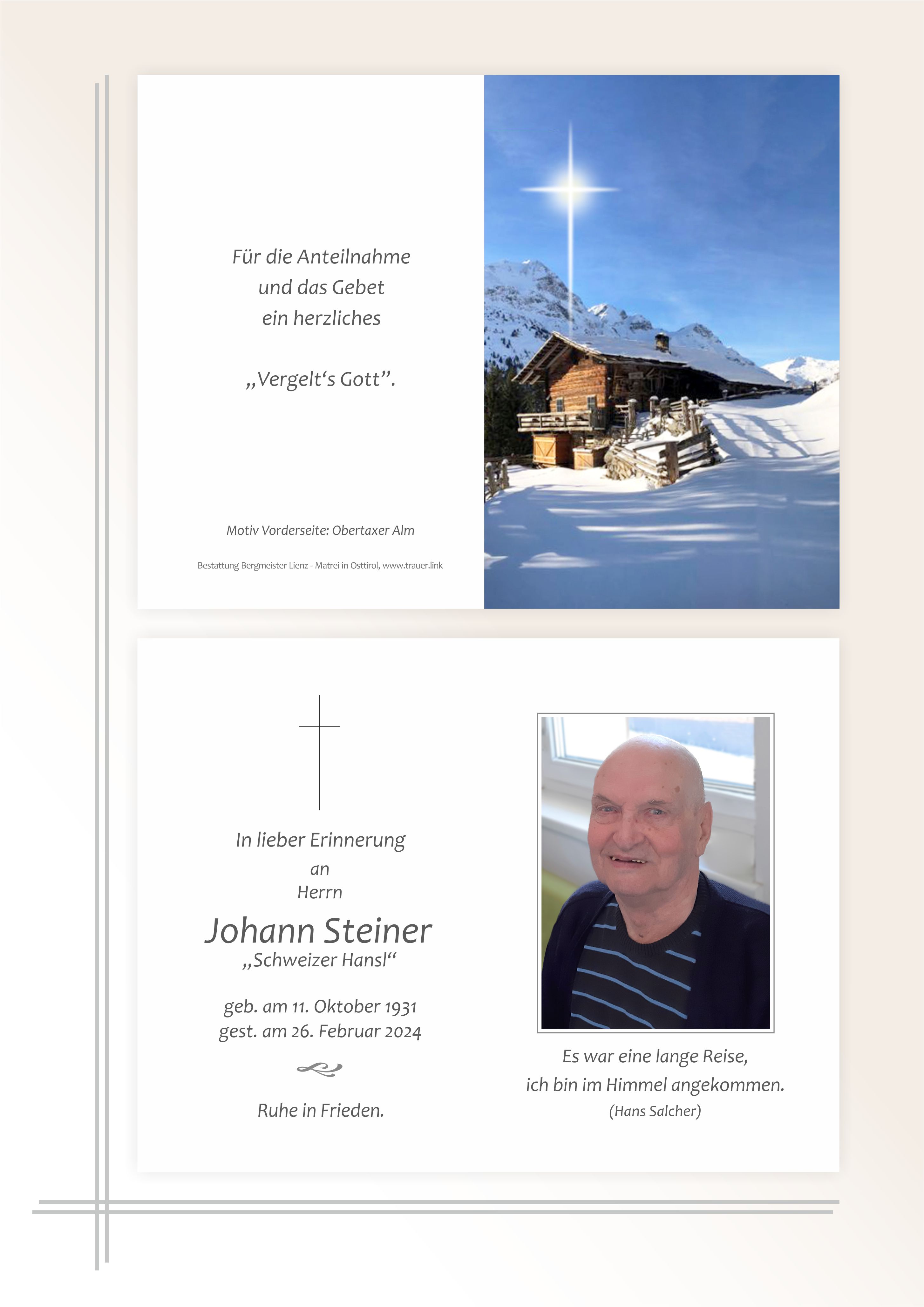 Johann Steiner
