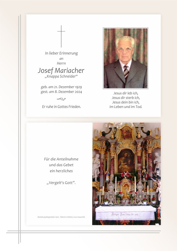 Josef Mariacher