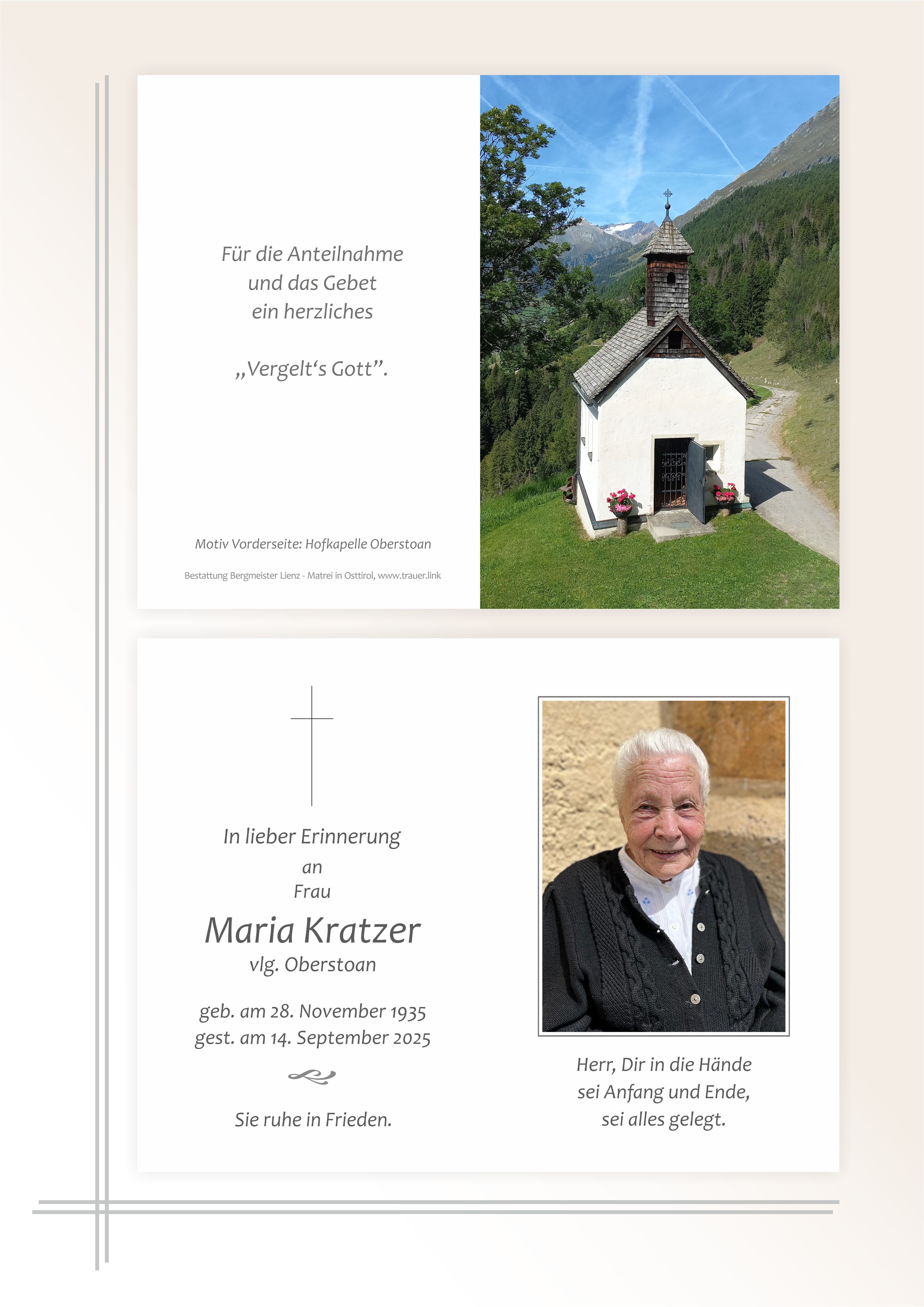Maria Kratzer