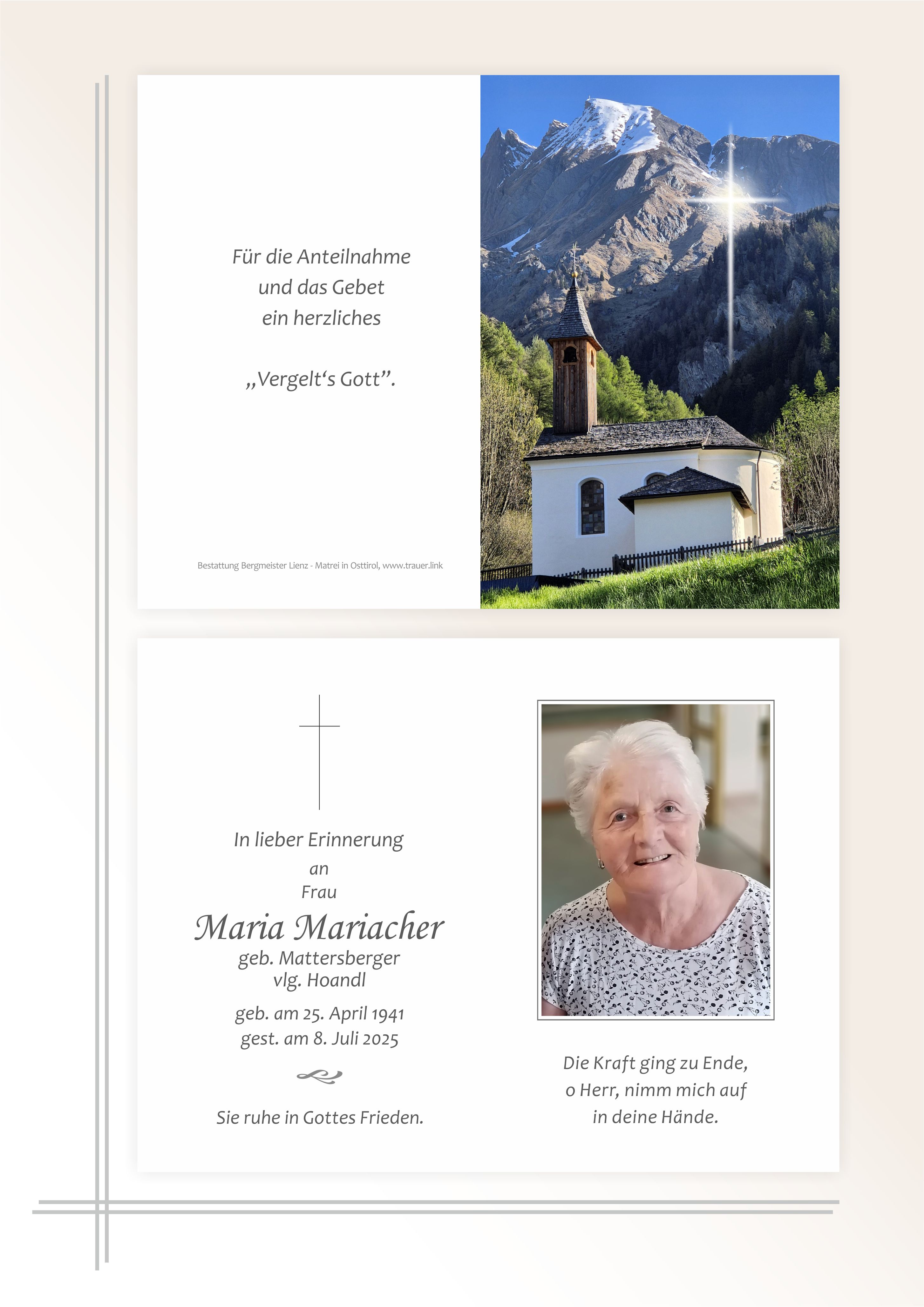 Maria Mariacher