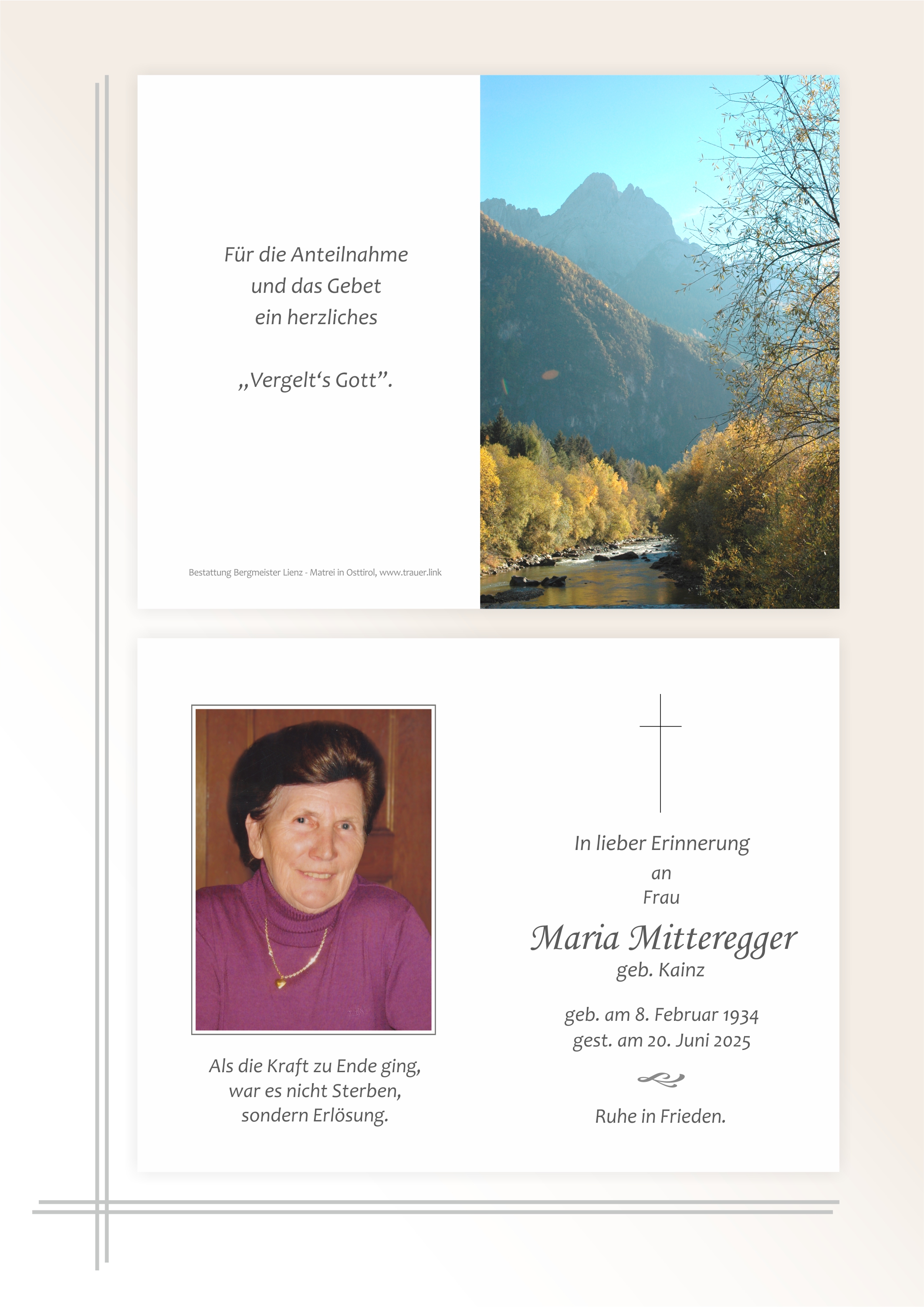 Maria Mitteregger