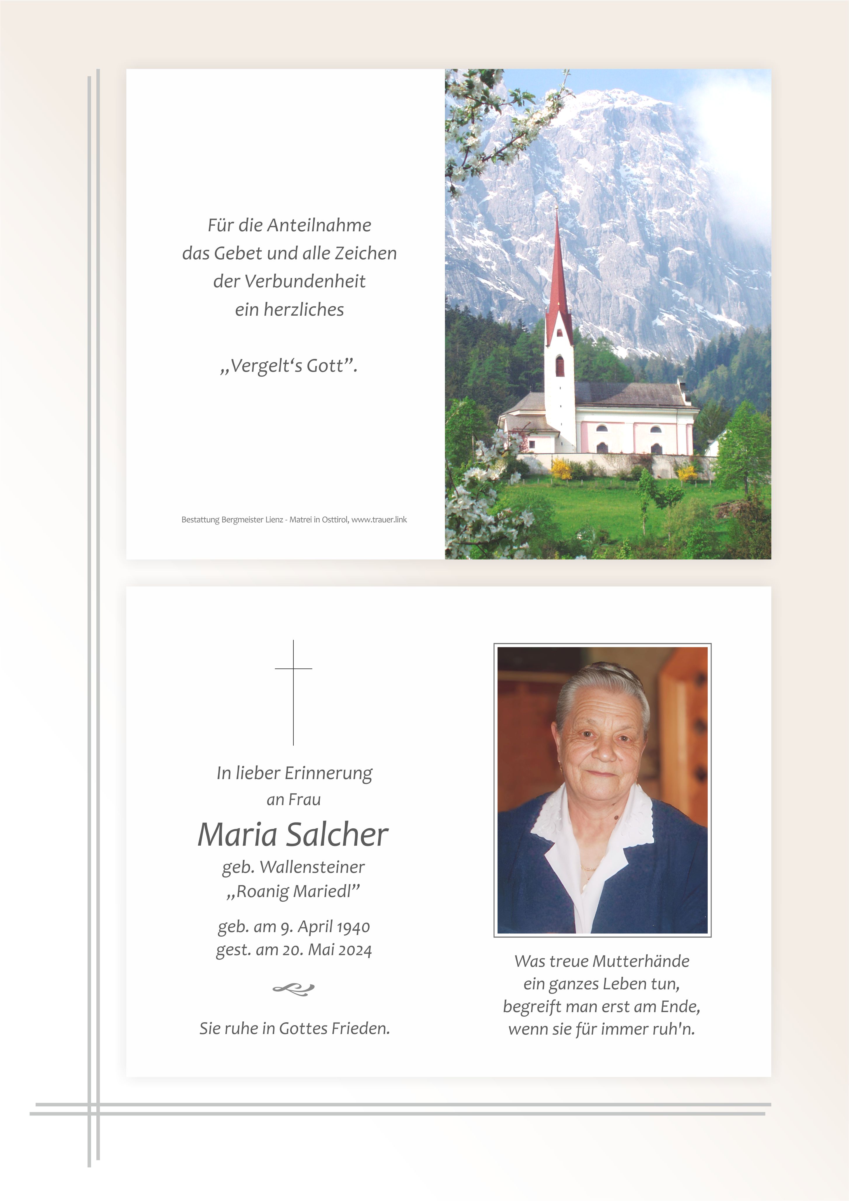 Maria Salcher