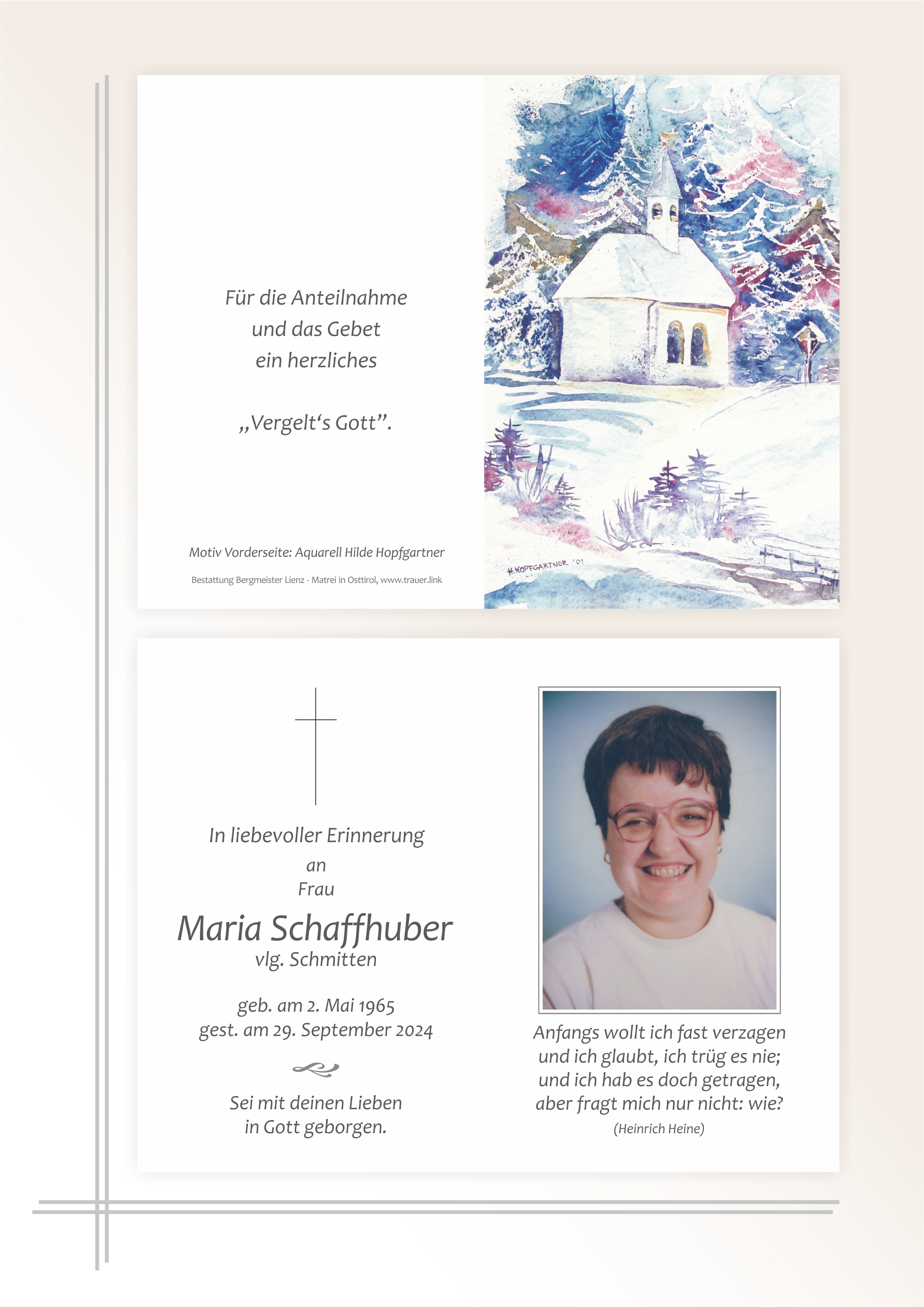 Maria Schaffhuber