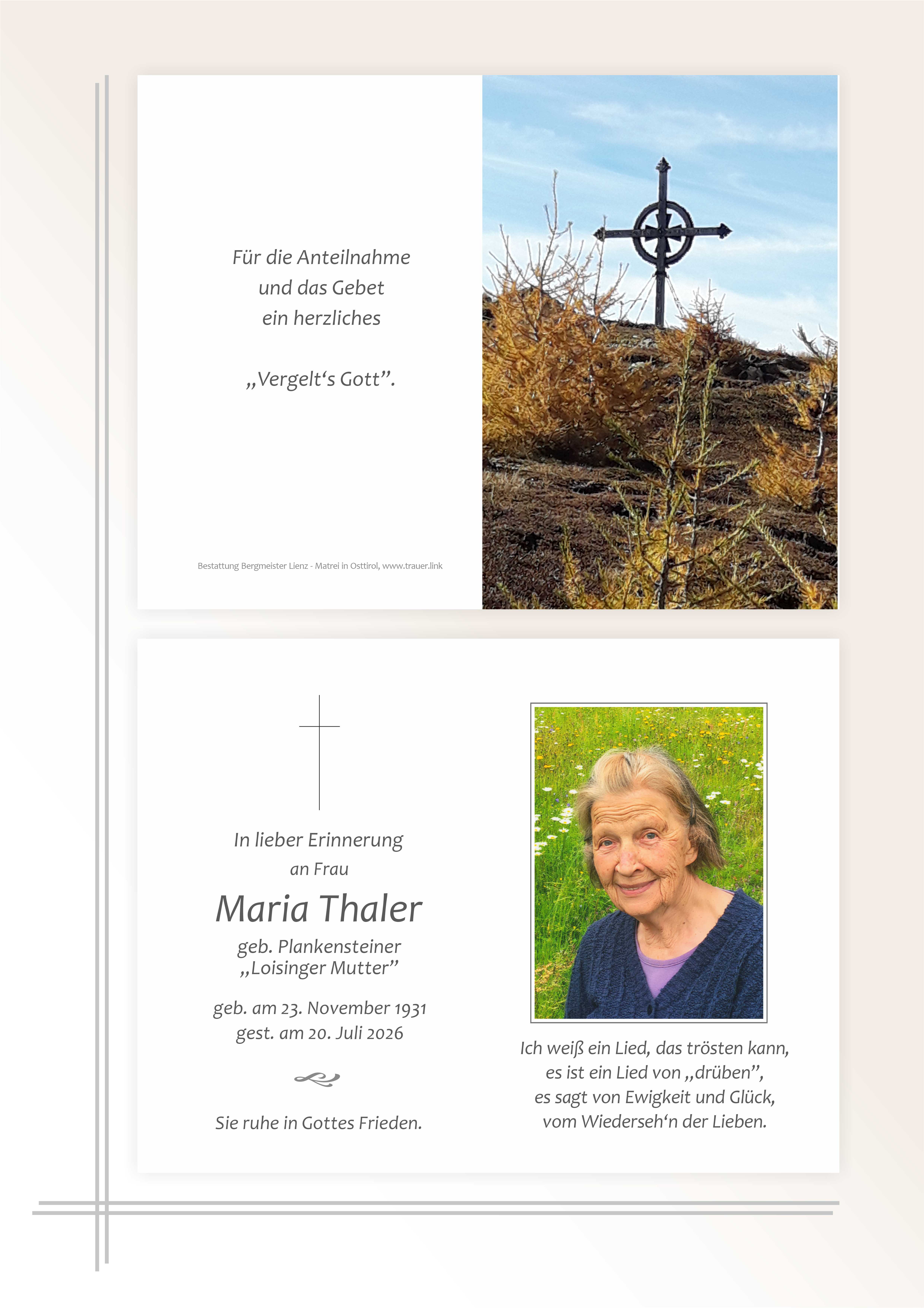 Maria Thaler