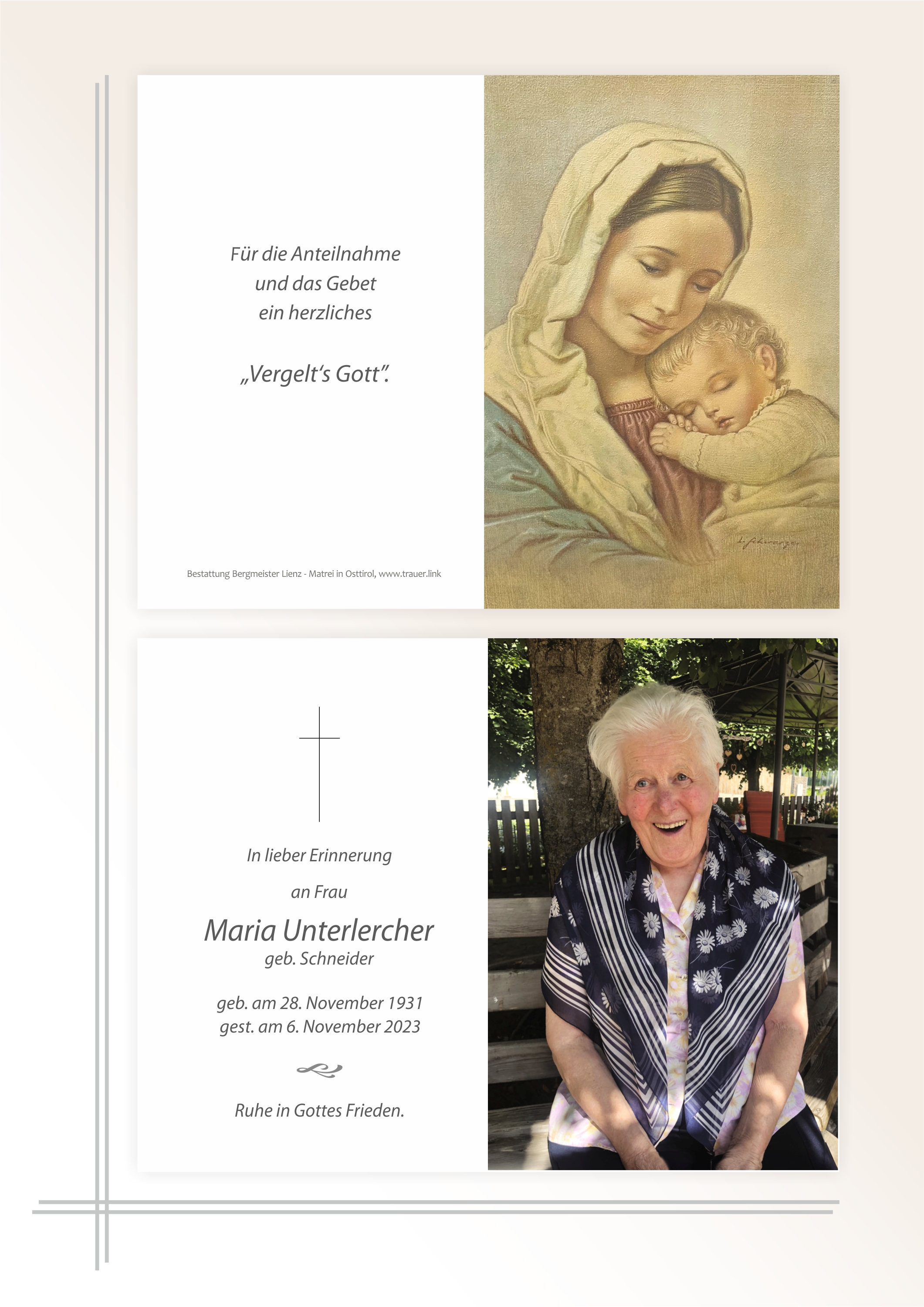 Maria Unterlercher