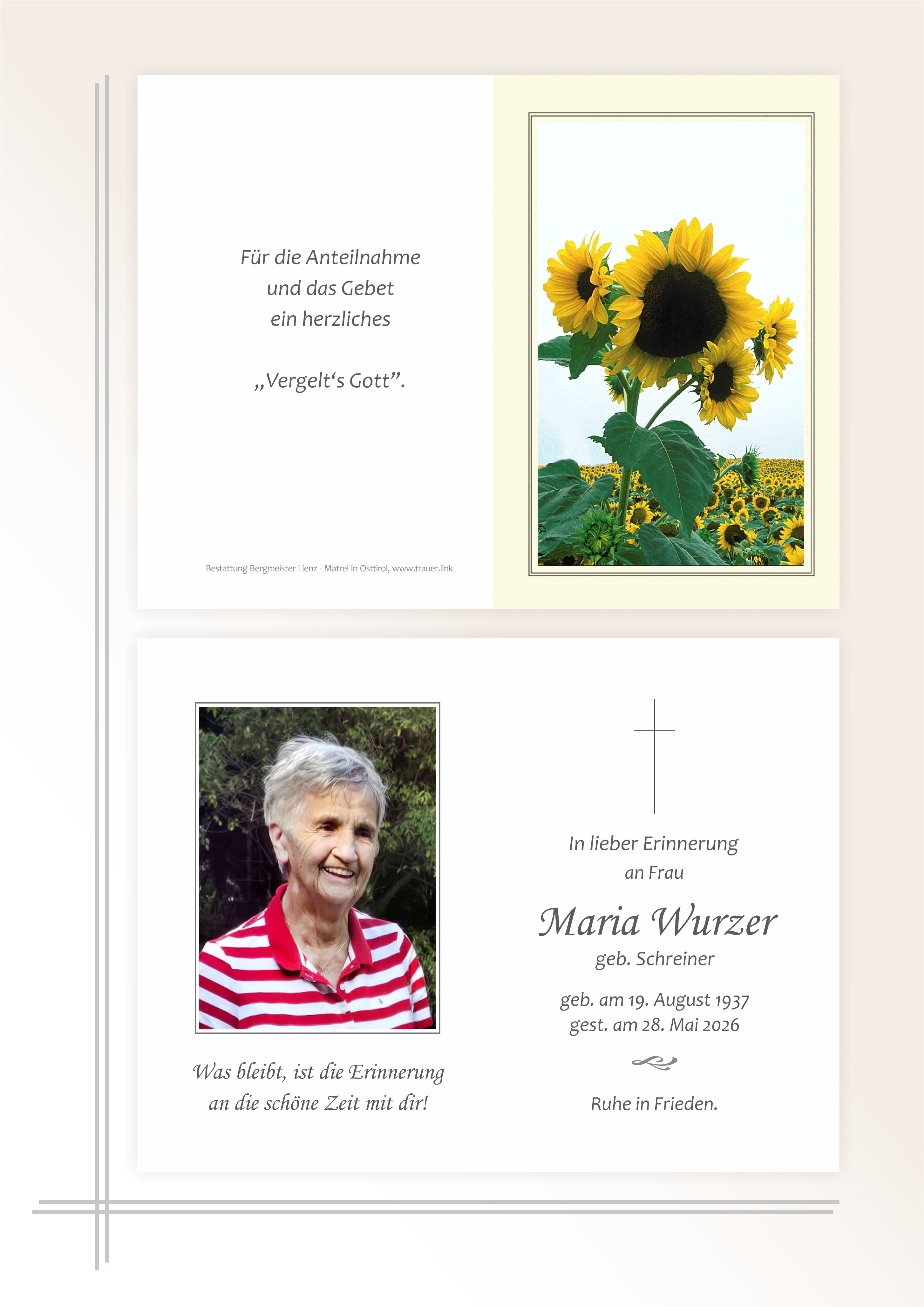 Maria Wurzer
