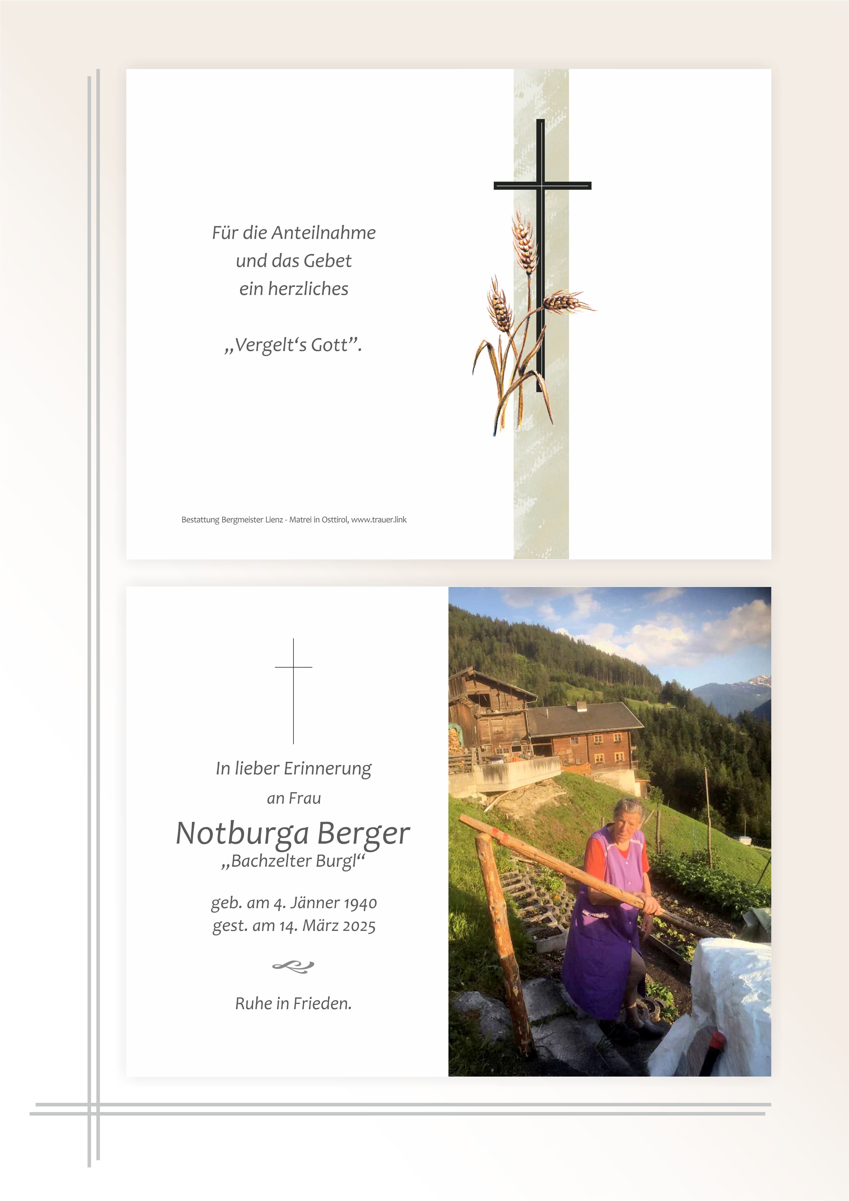 Notburga Berger