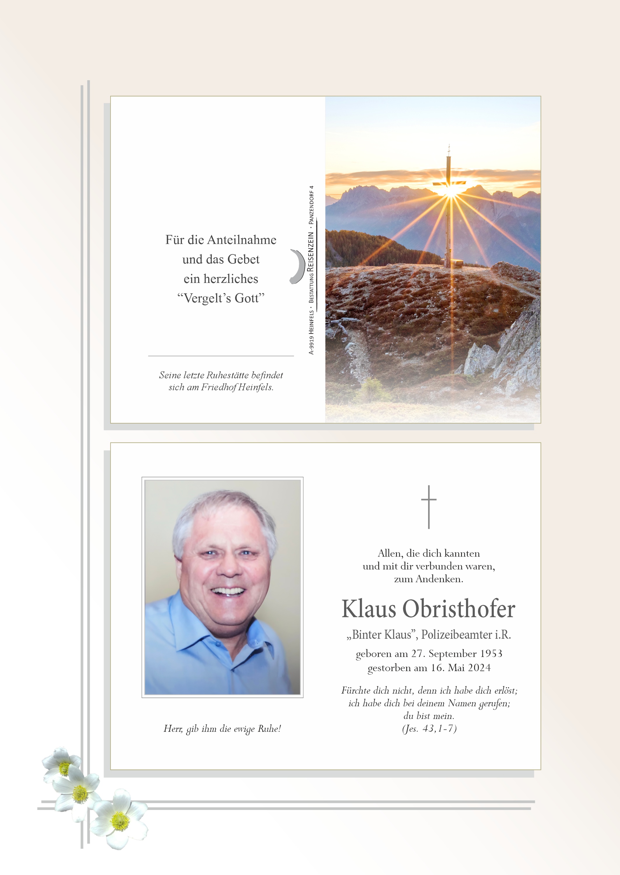 Klaus Obristhofer