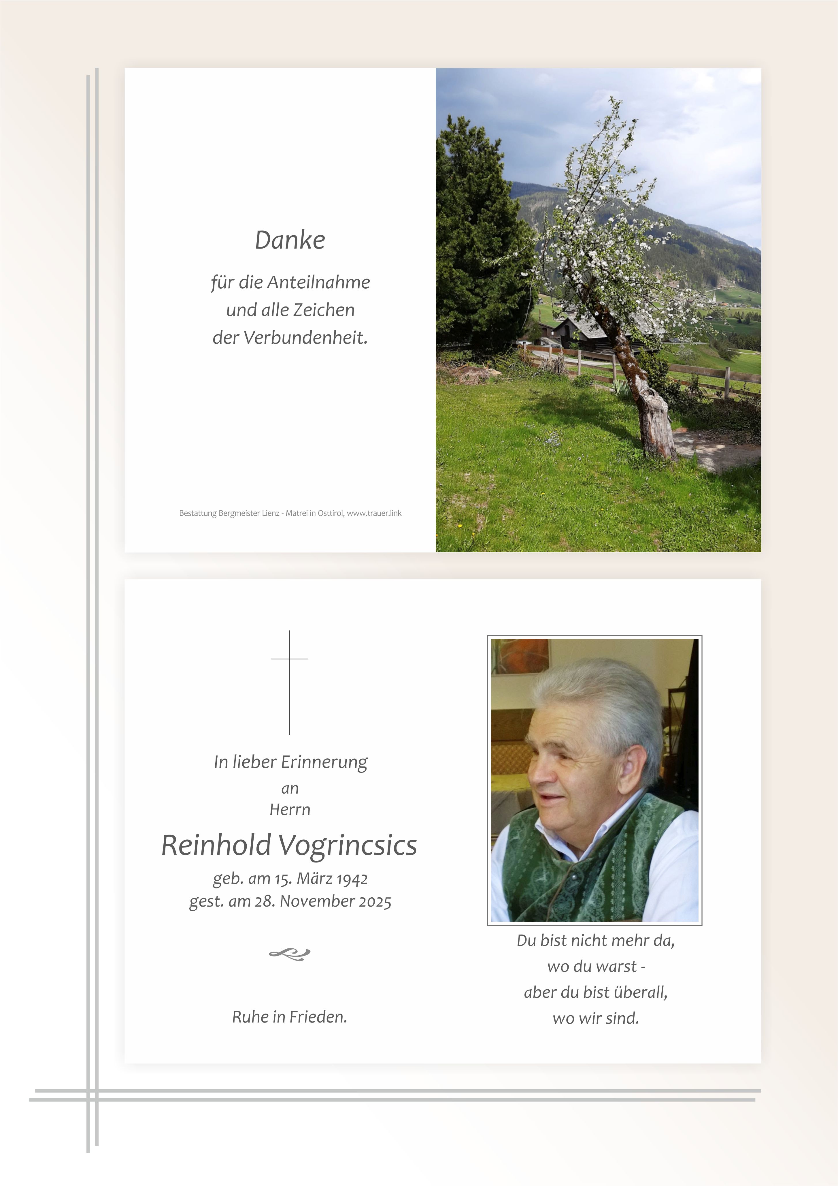 Reinhold Vogrincsics