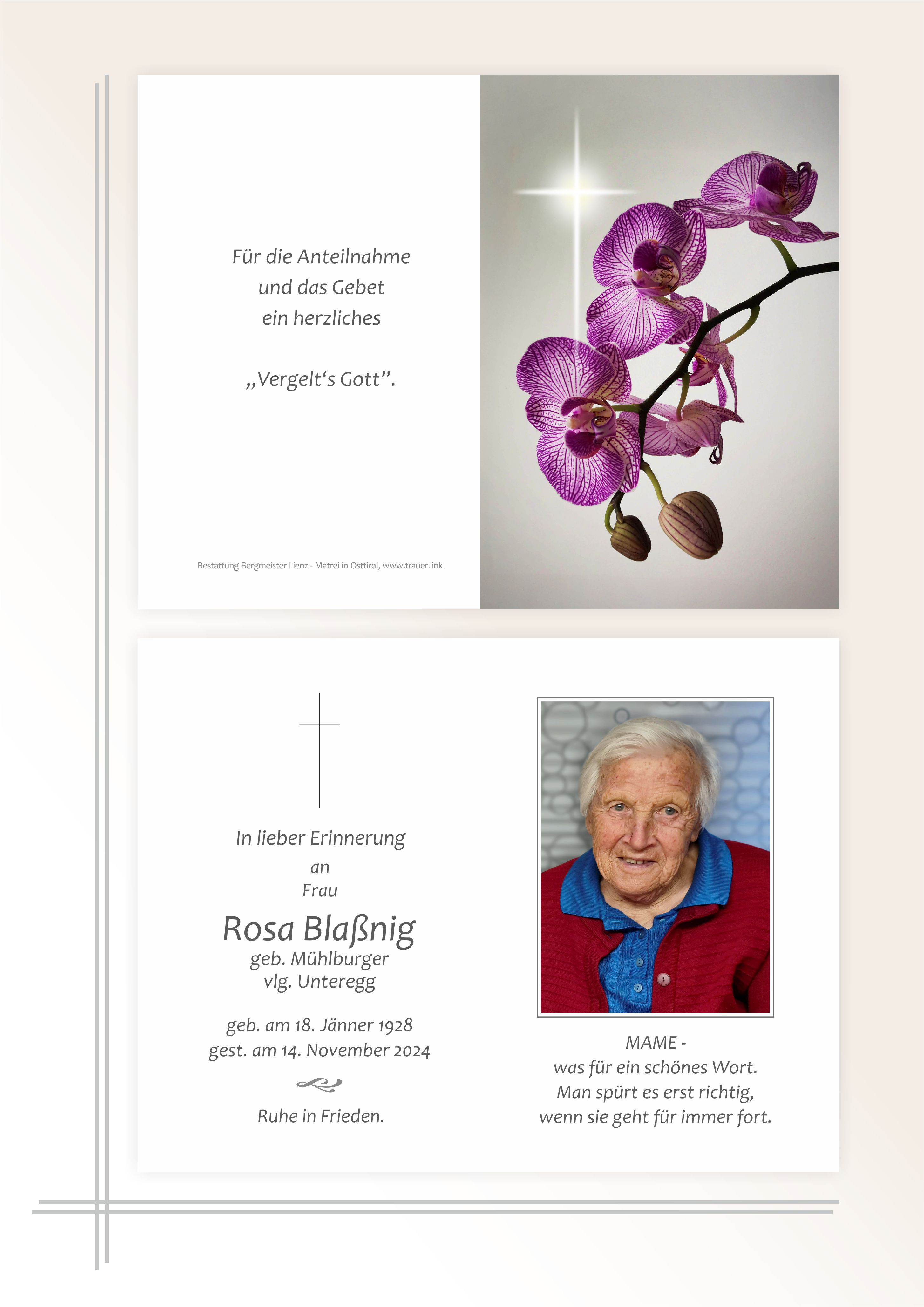 Rosa Blaßnig