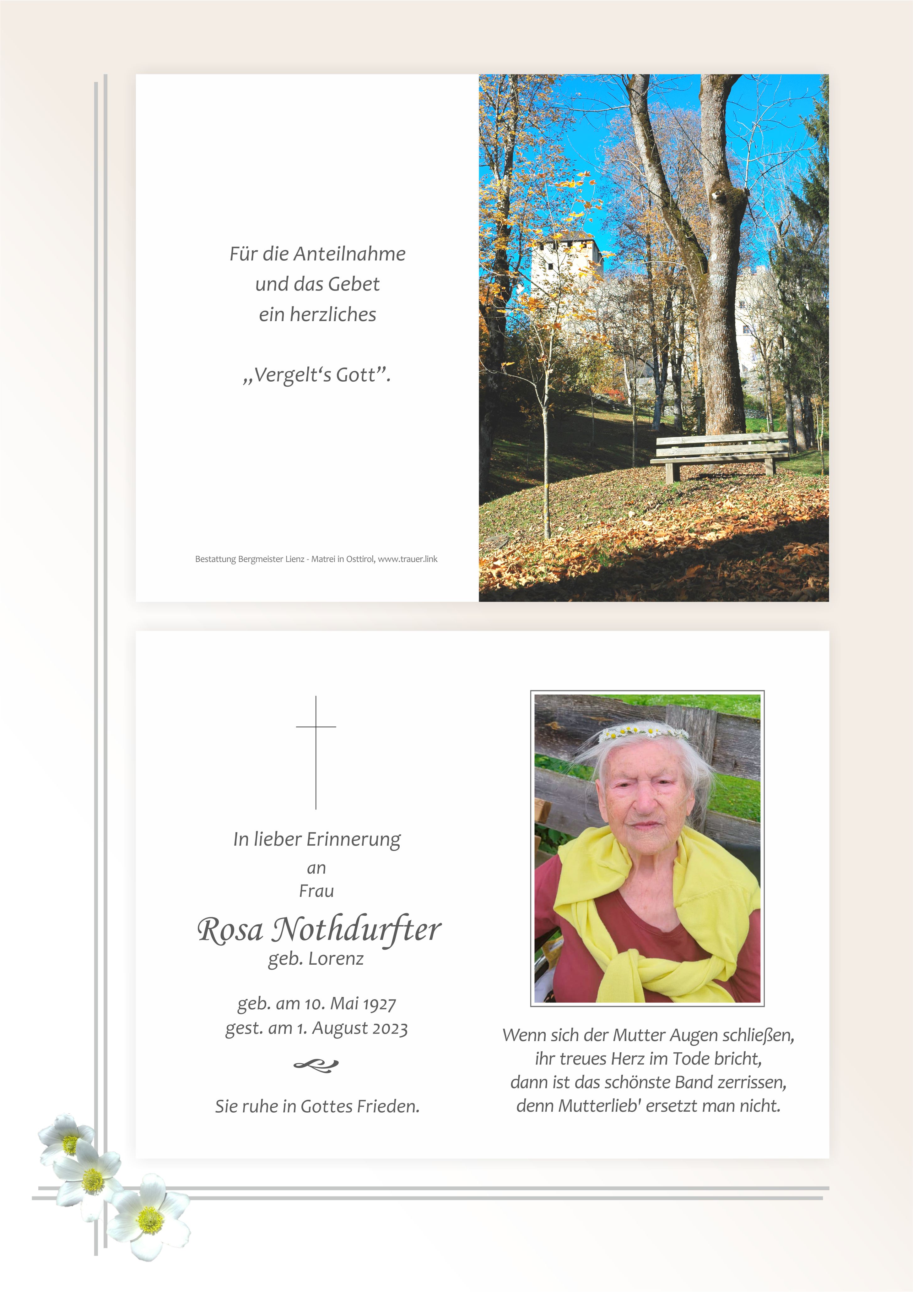 Rosa Nothdurfter