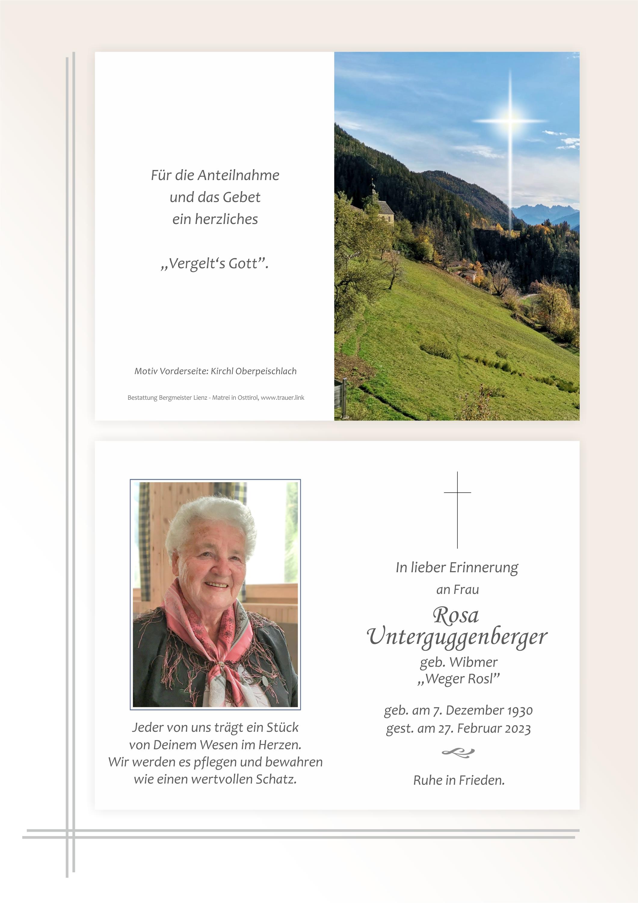 Rosa Unterguggenberger