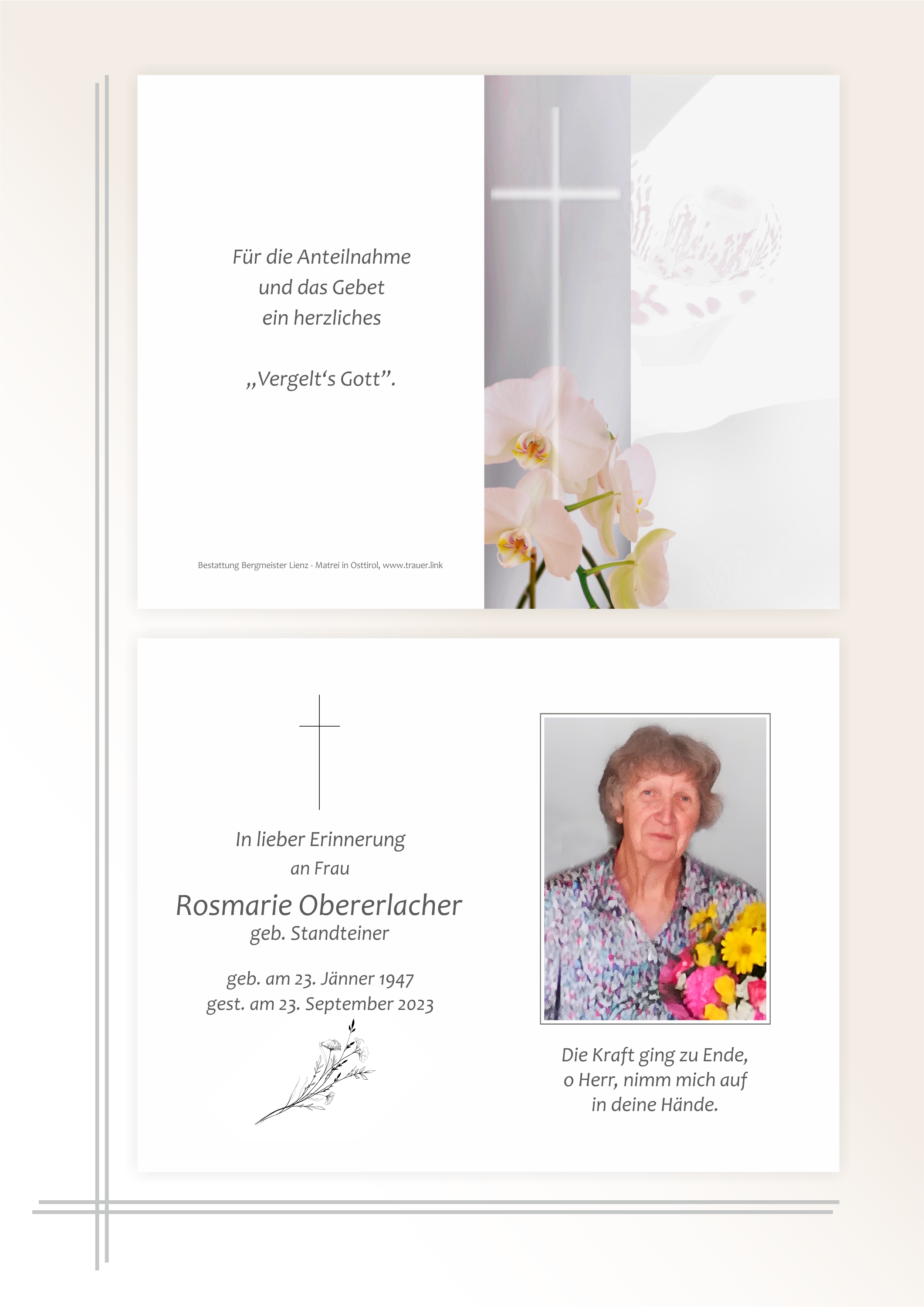 Rosmarie Obererlacher