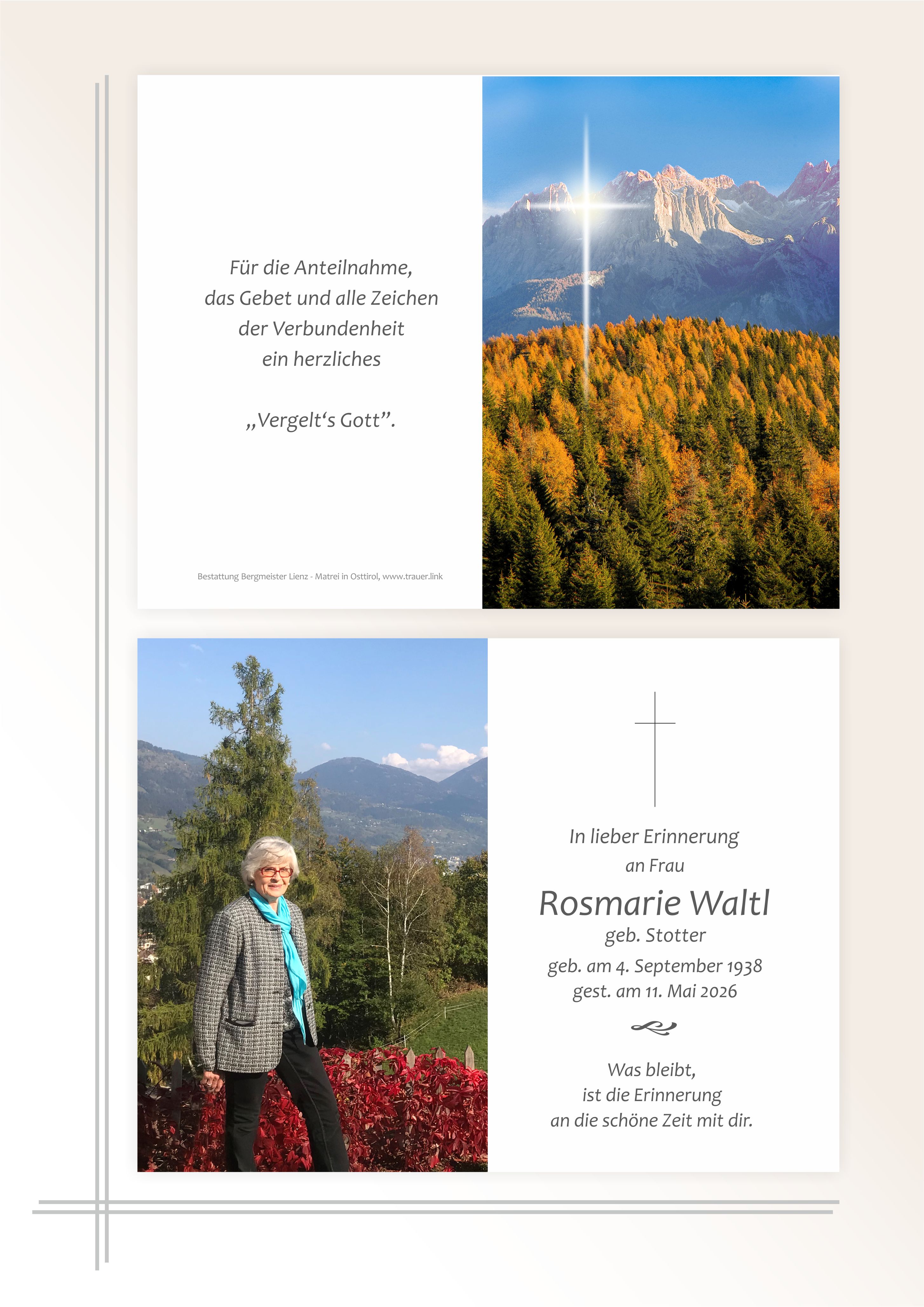 Rosmarie Waltl