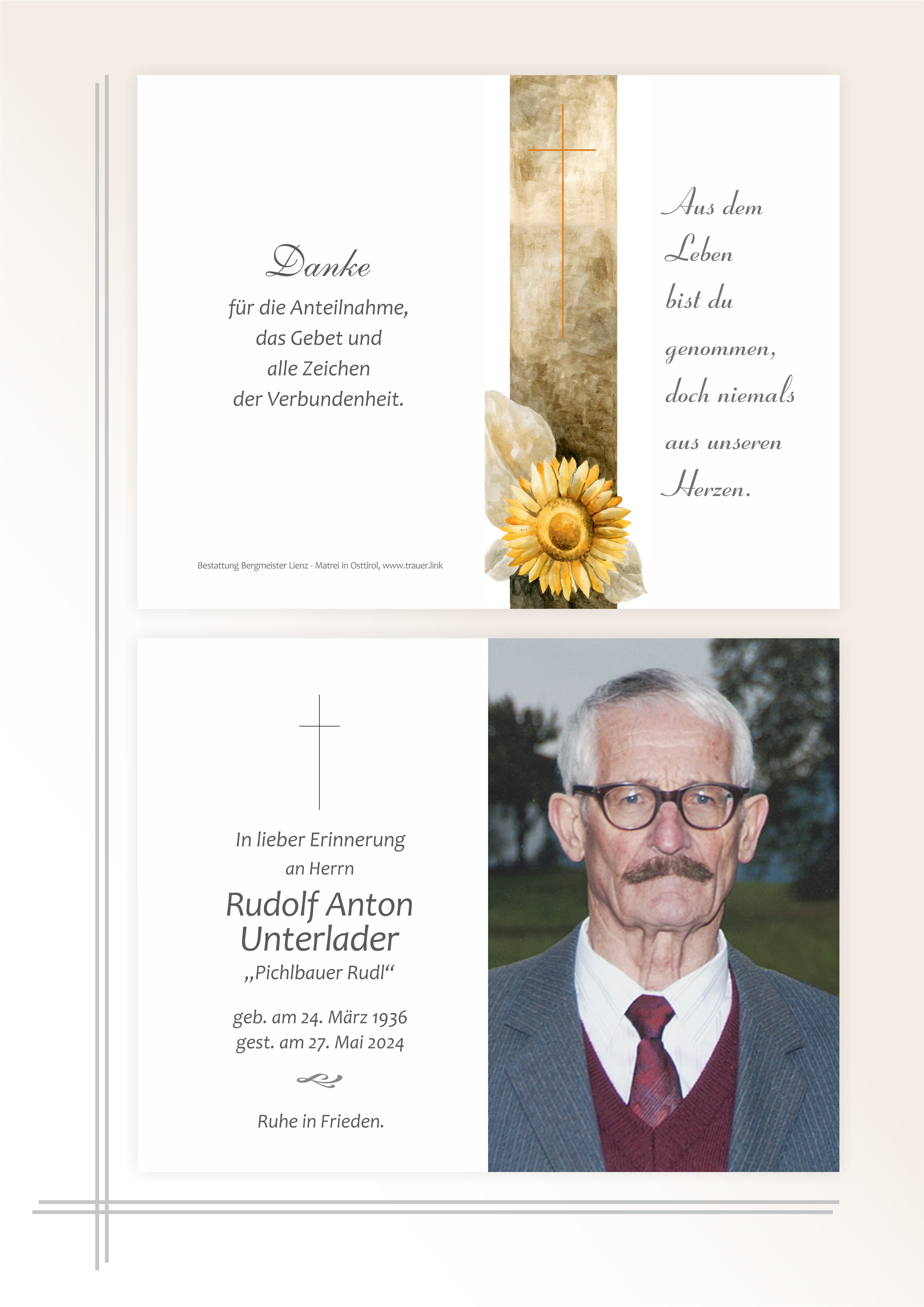 Rudolf Anton Unterlader