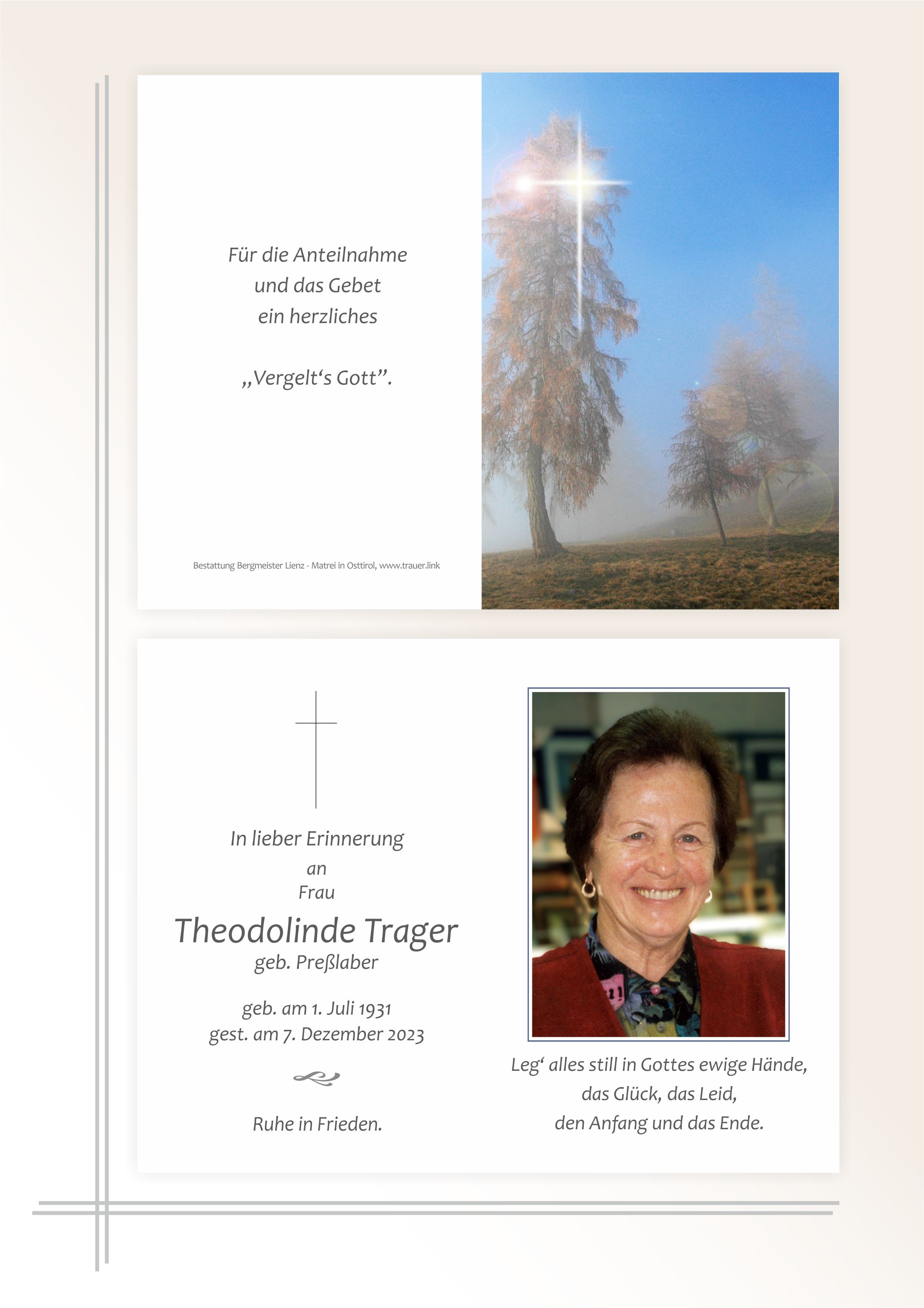 Theodolinde Trager