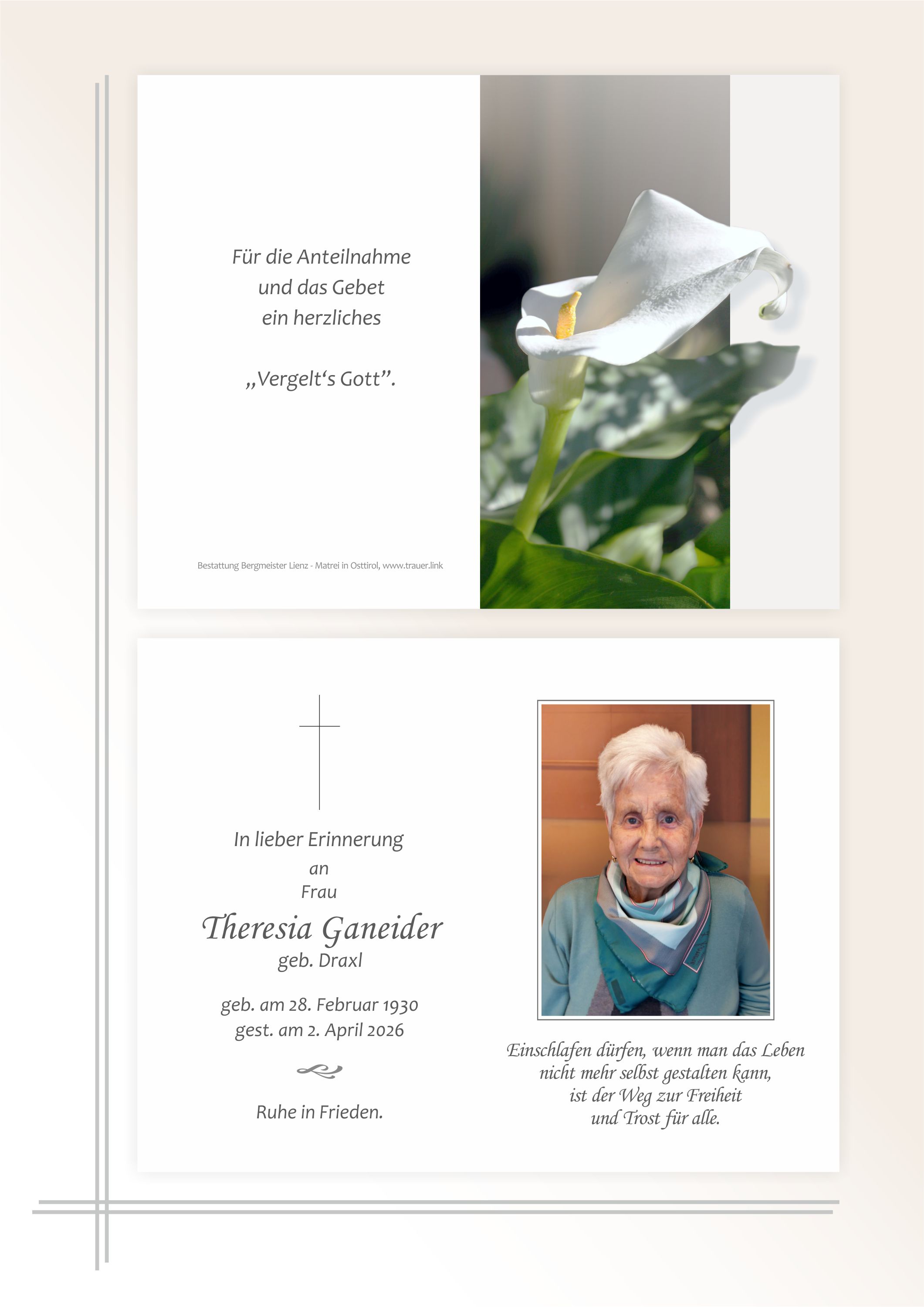 Theresia Ganeider