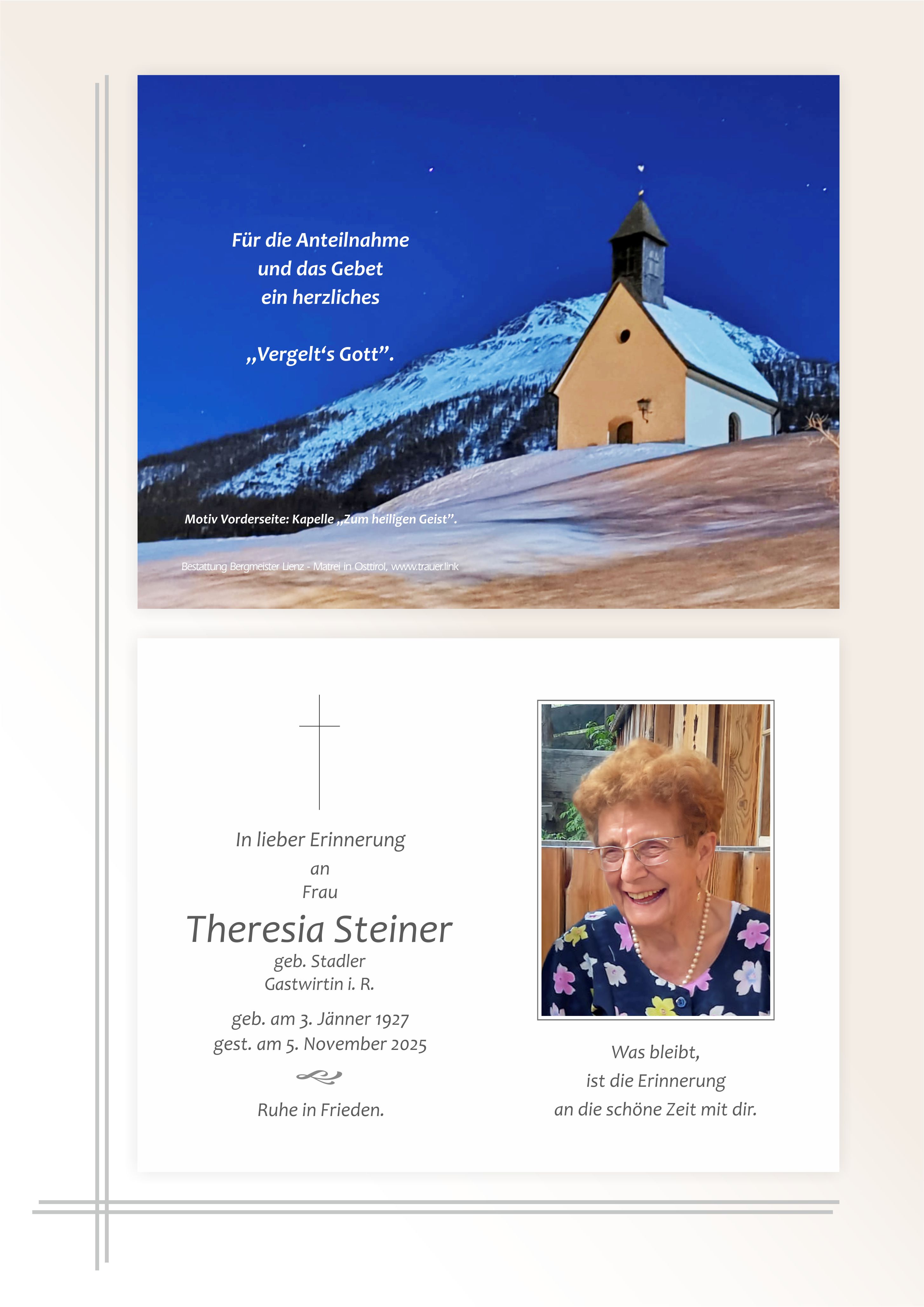 Theresia Steiner
