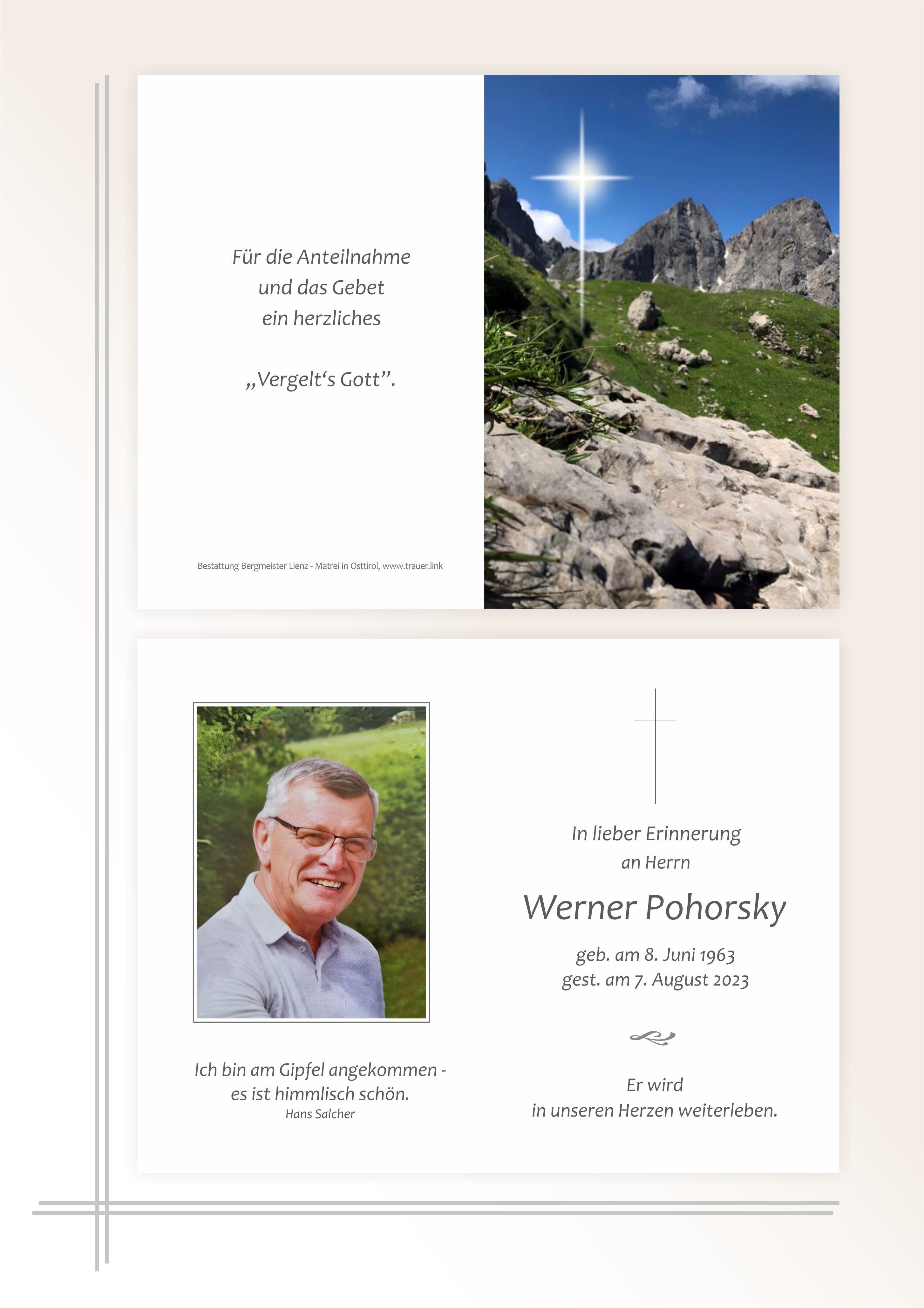 Werner Pohorsky