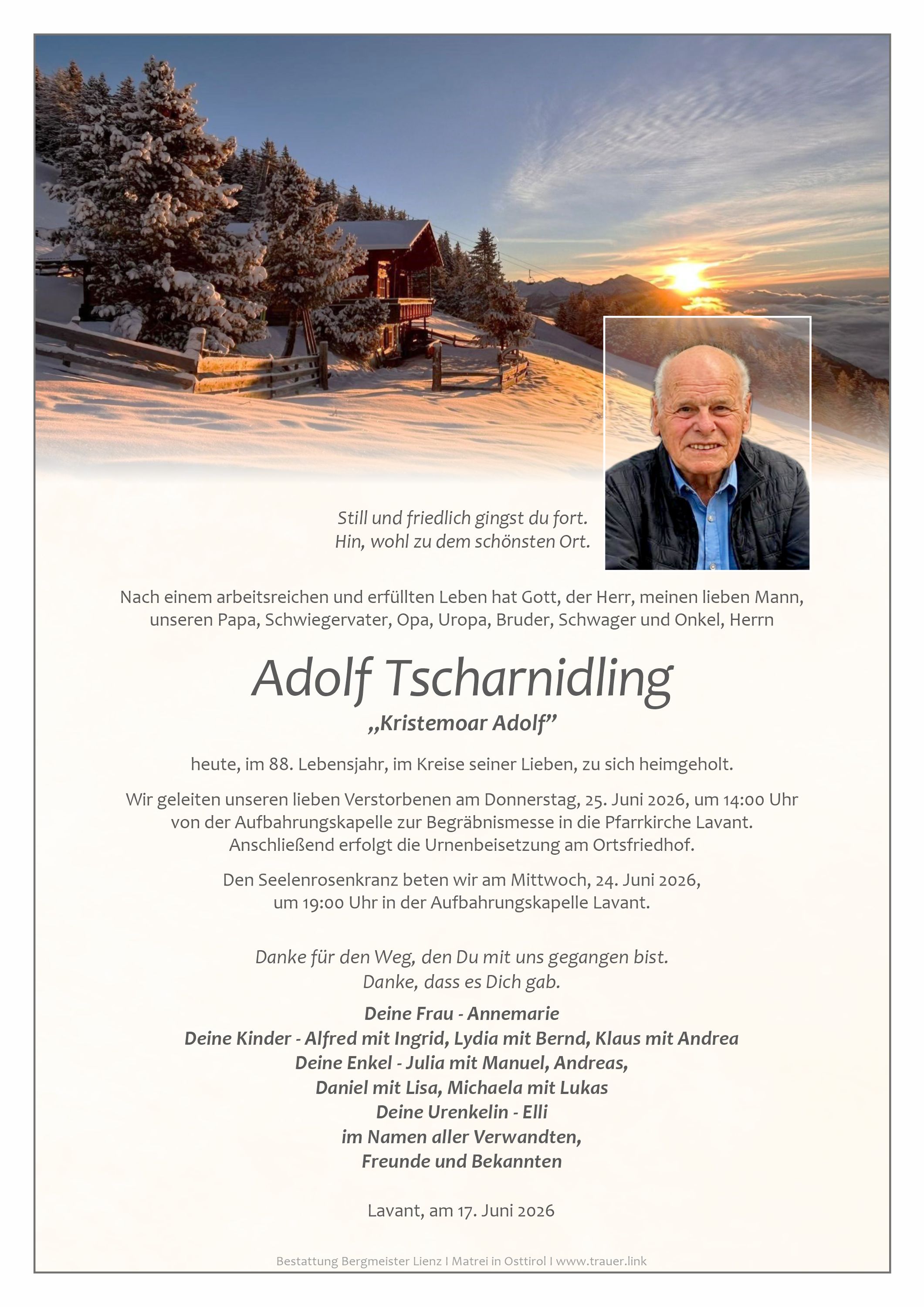 Adolf Tscharnidling