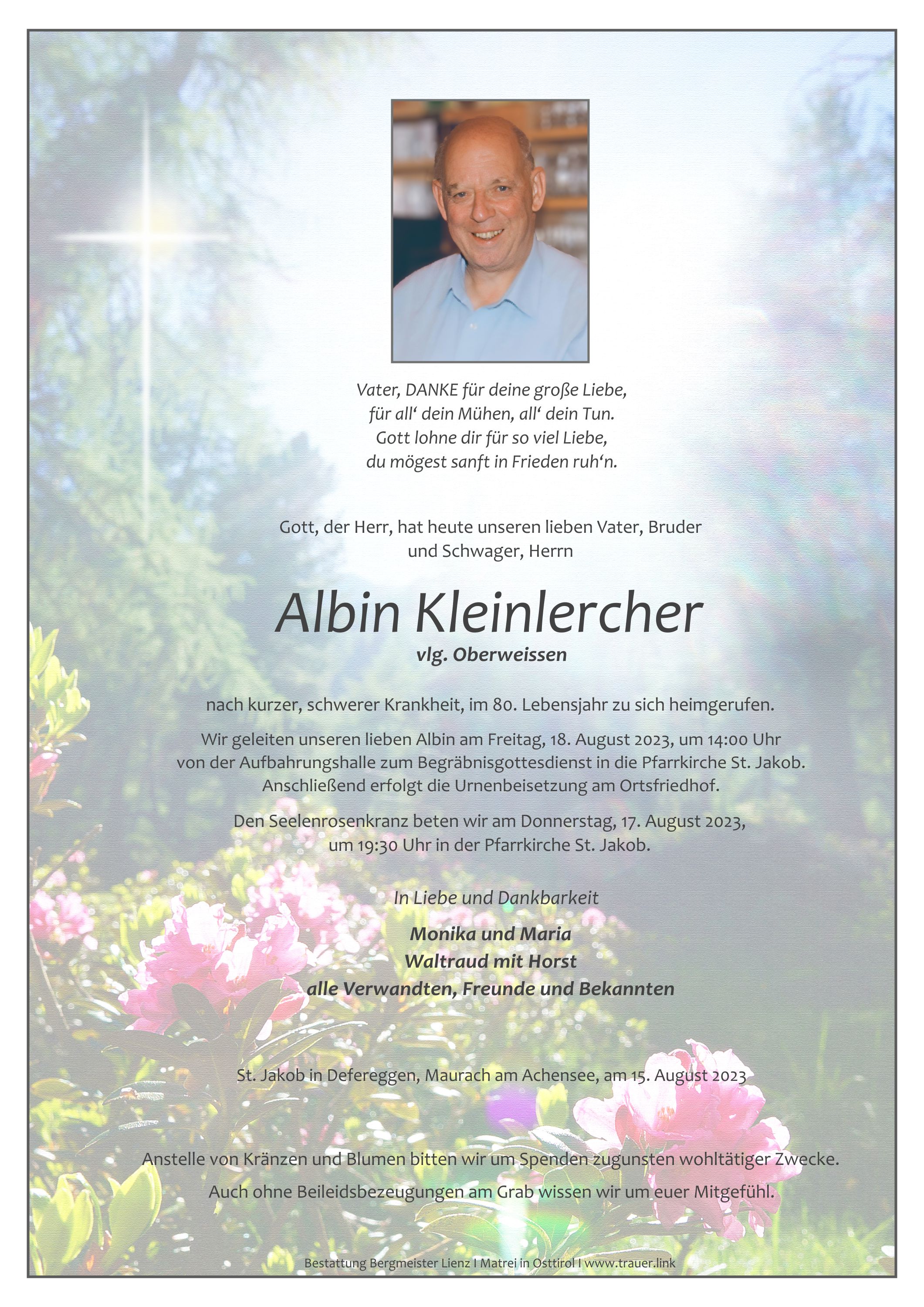 Albin Kleinlercher