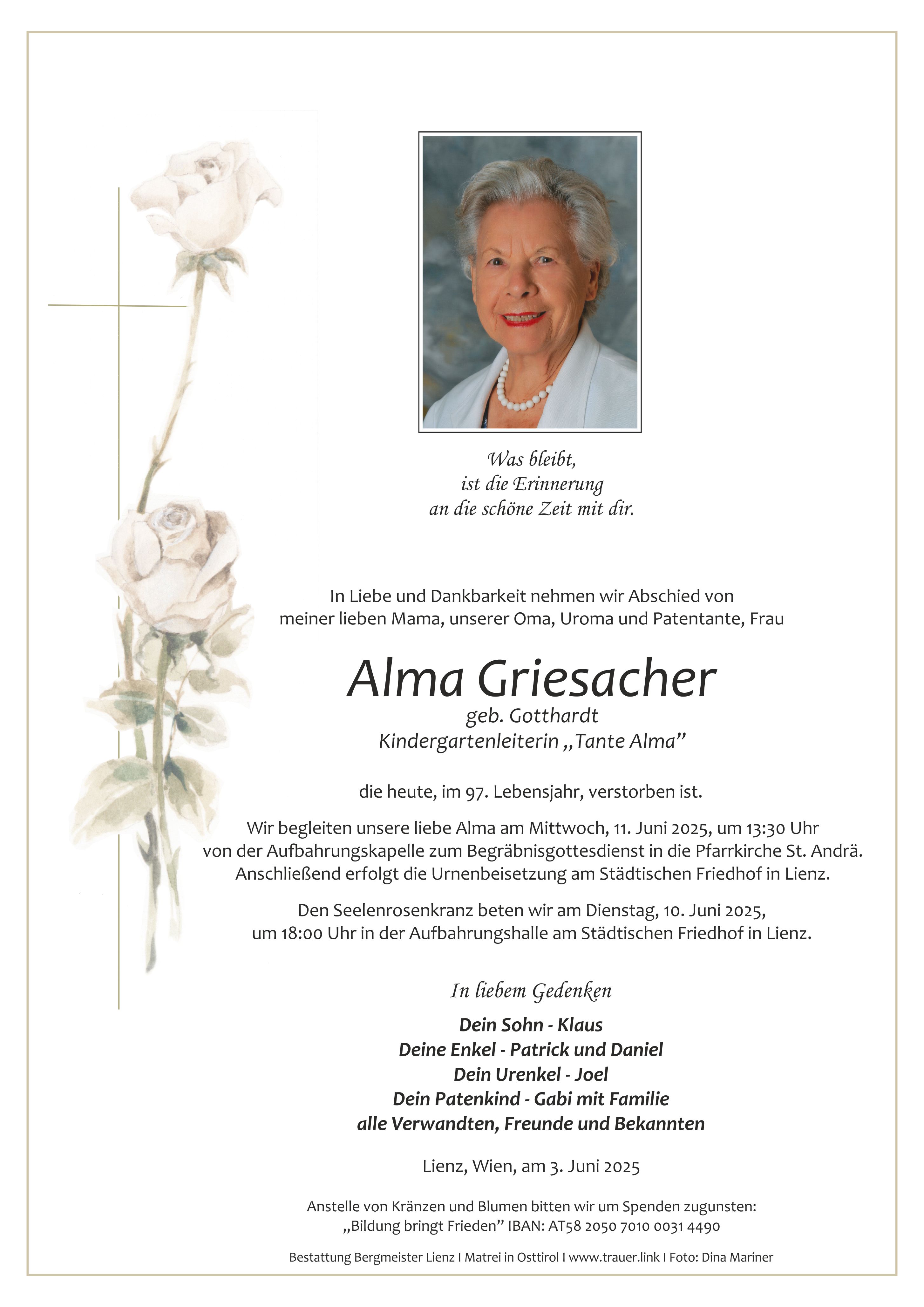Alma Griesacher