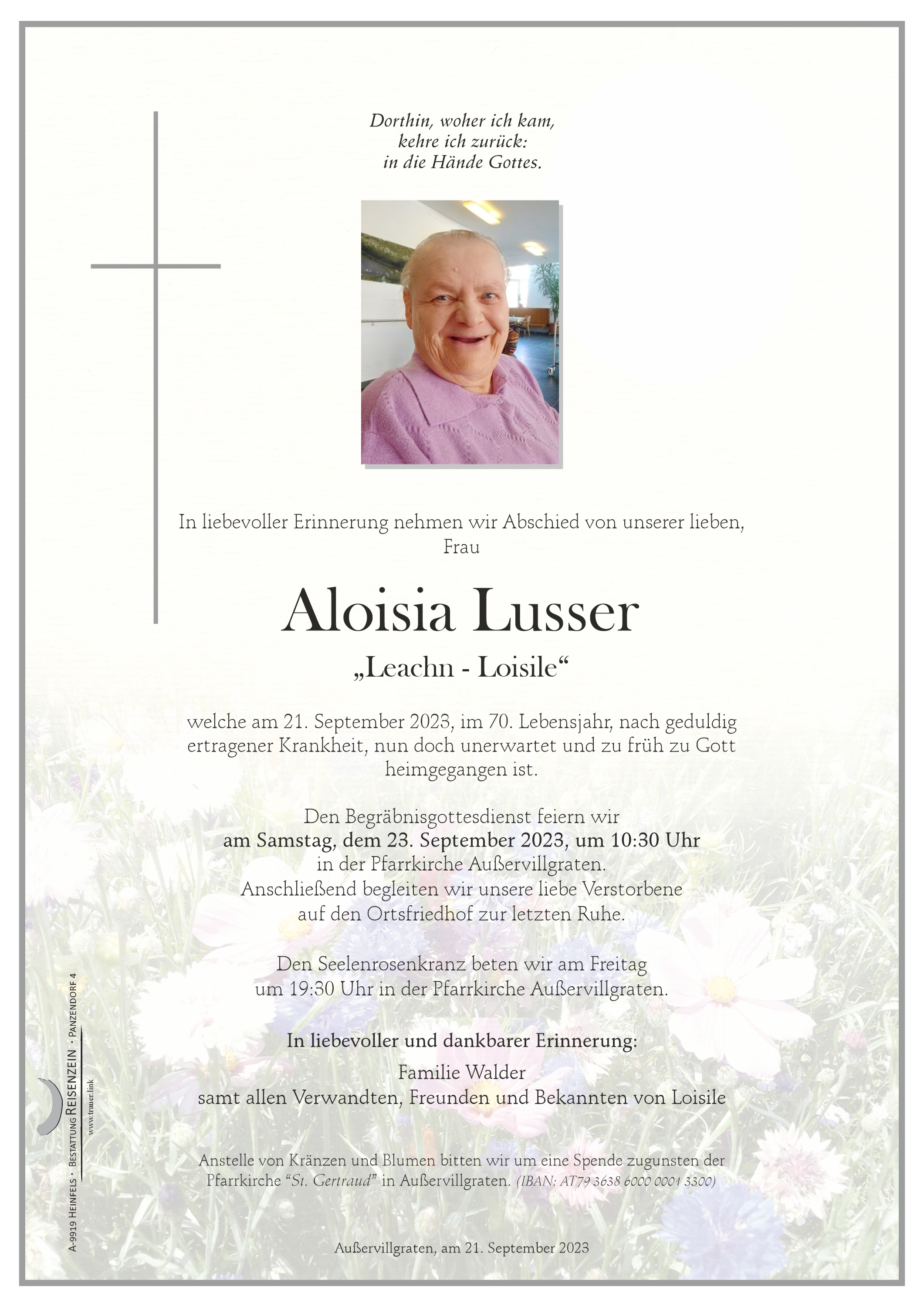 Aloisia Lusser