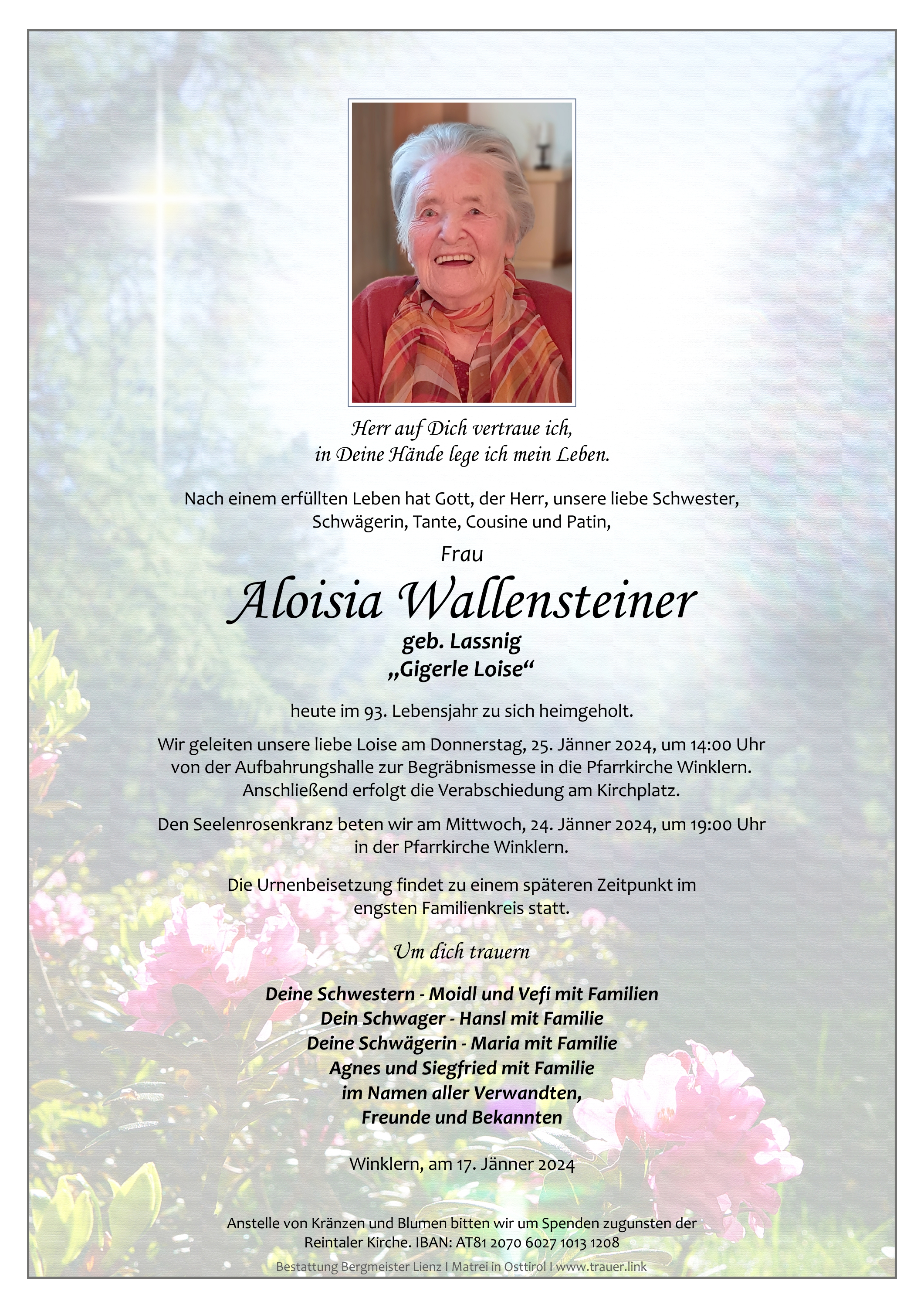 Aloisia Wallensteiner