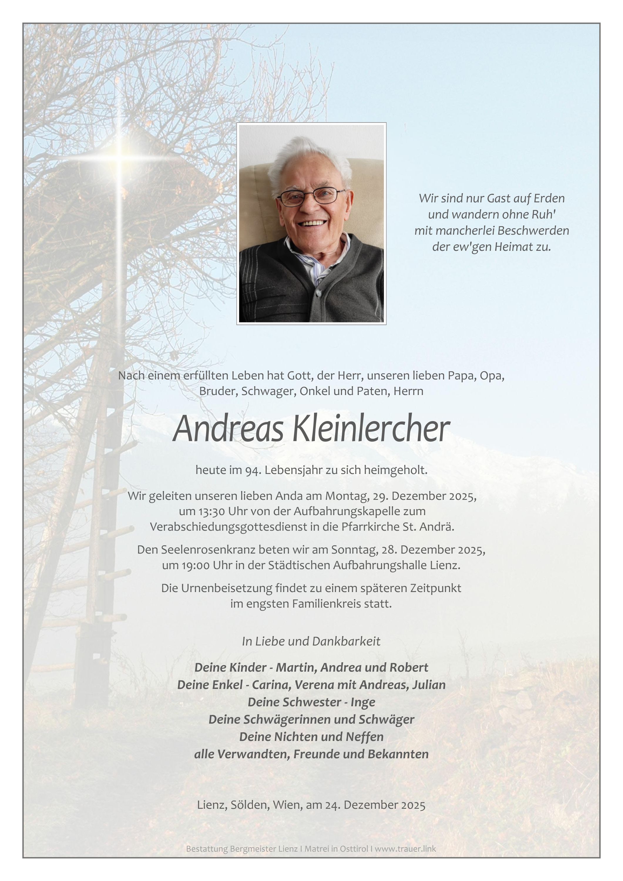 Andreas Kleinlercher