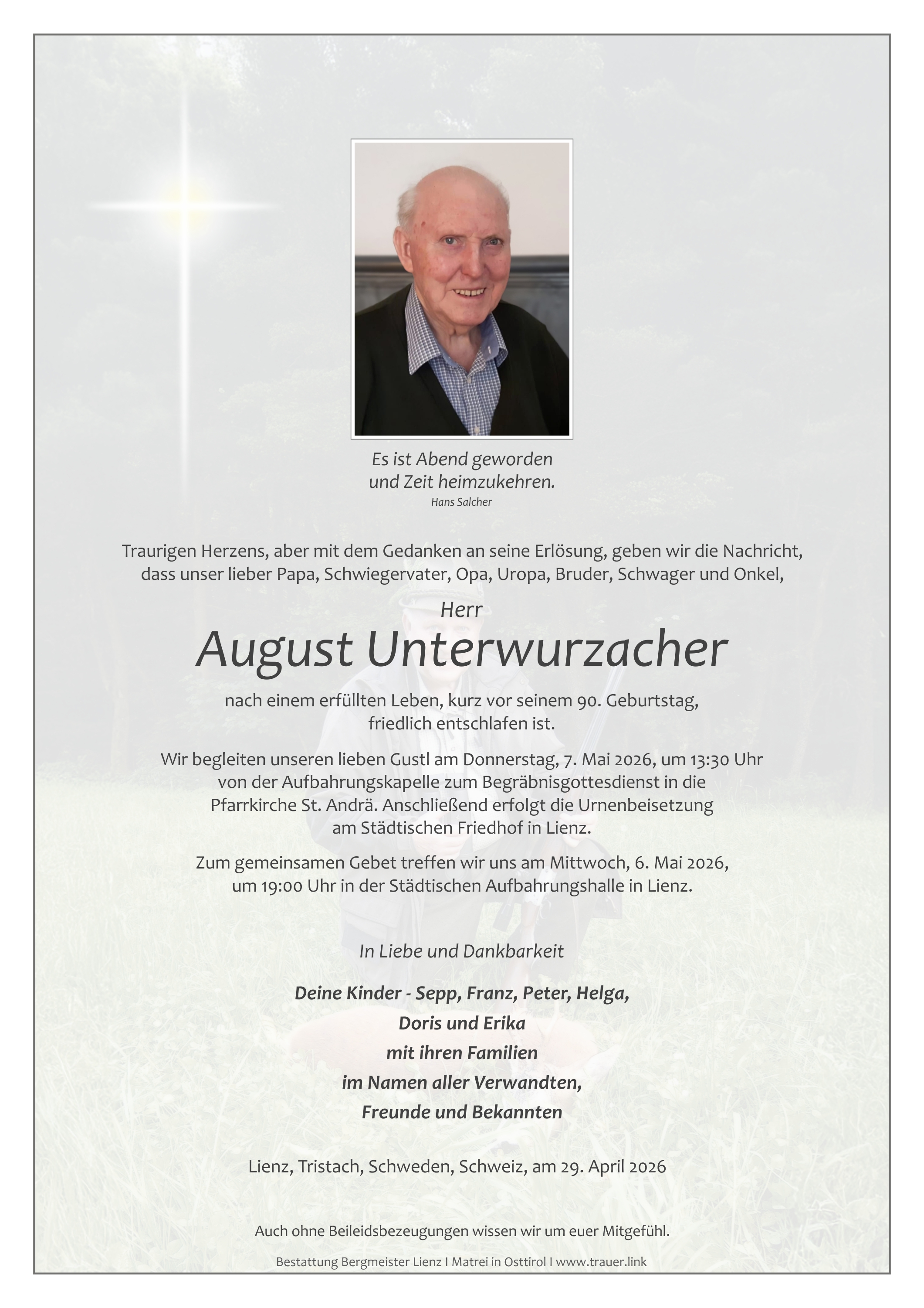 August Unterwurzacher