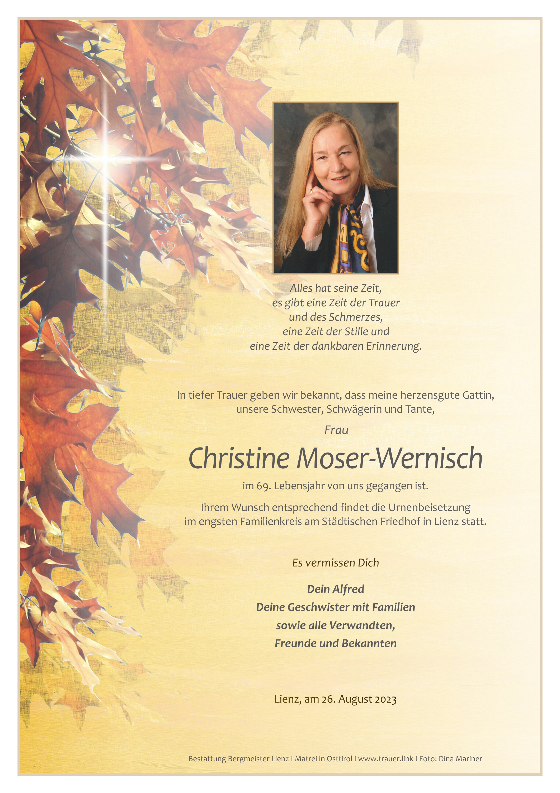 Christine Moser-Wernisch